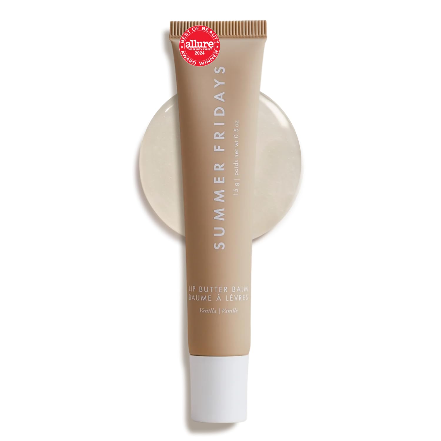 Summer Fridays Lip Butter Balm Sweet Pink Duo - Conditioning Tinted Lip Balm + Overnight Mask for Instant Shine + Color - With Hydrating Shea Butter - Strawberry Soft Serve + Birthday Cake (2 Count)