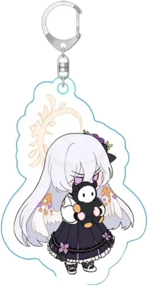 ブルアカ キャラクターアクリルキーホルダー デフォルメ Ver.2 台紙なし 萌えグッズ 非公式 [並行輸入品]