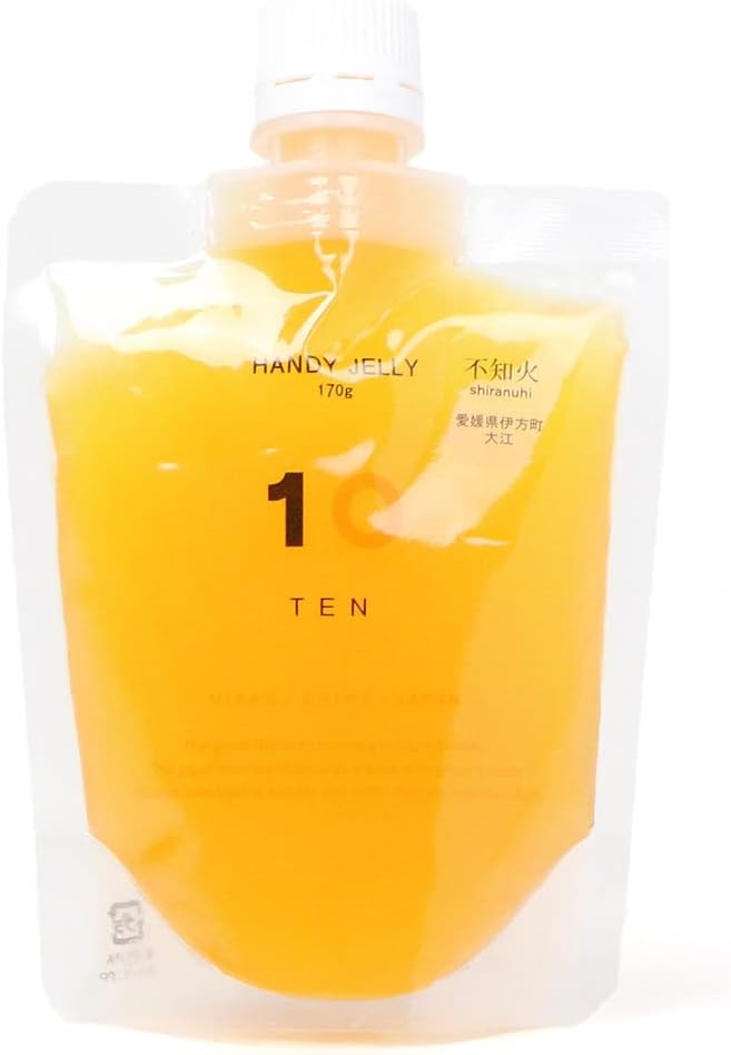 10FACTORY Ehime Mikan Jelly, Set of 8 (7 Types), 6.0 oz (170 g), Ehime Product, Additive-Free, Fruit, Orange, Made in Japan, Handy Jelly (8 Pieces, 7 Types)