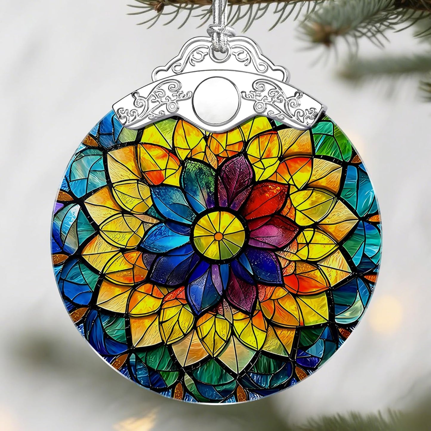 Adornos de Navidad de paisaje de montaña: adornos para árbol de Navidad, decoración navideña para alpinista, relleno de calcetines, ideas de regalo, regalos de Navidad y regalos para amantes de la