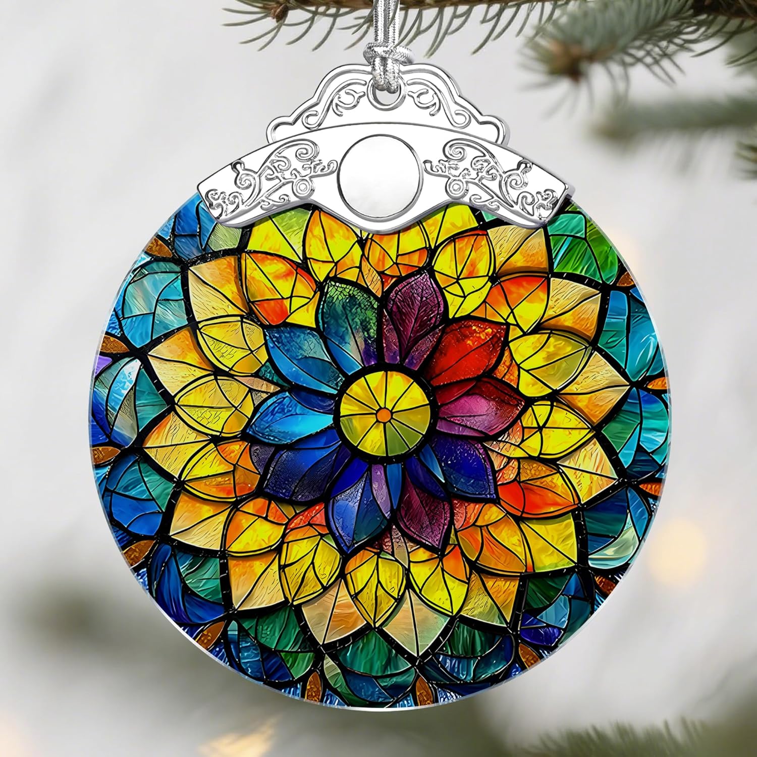 Adornos de Navidad de paisaje de montaña: adornos para árbol de Navidad, decoración navideña para alpinista, relleno de calcetines, ideas de regalo, regalos de Navidad y regalos para amantes de la