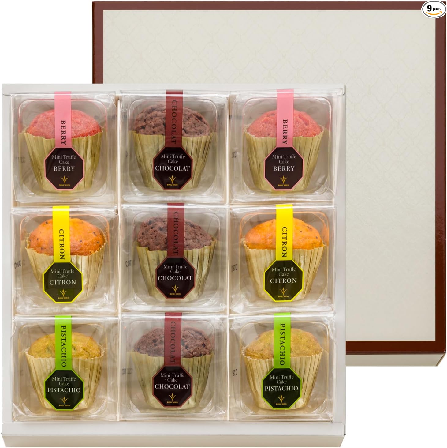 BOULMICH Mini Truffle Cakes (Pack of 16) Same Day Shipping No Carry Bag Homecoming Souvenir Gift Candy Sweets Assorted
