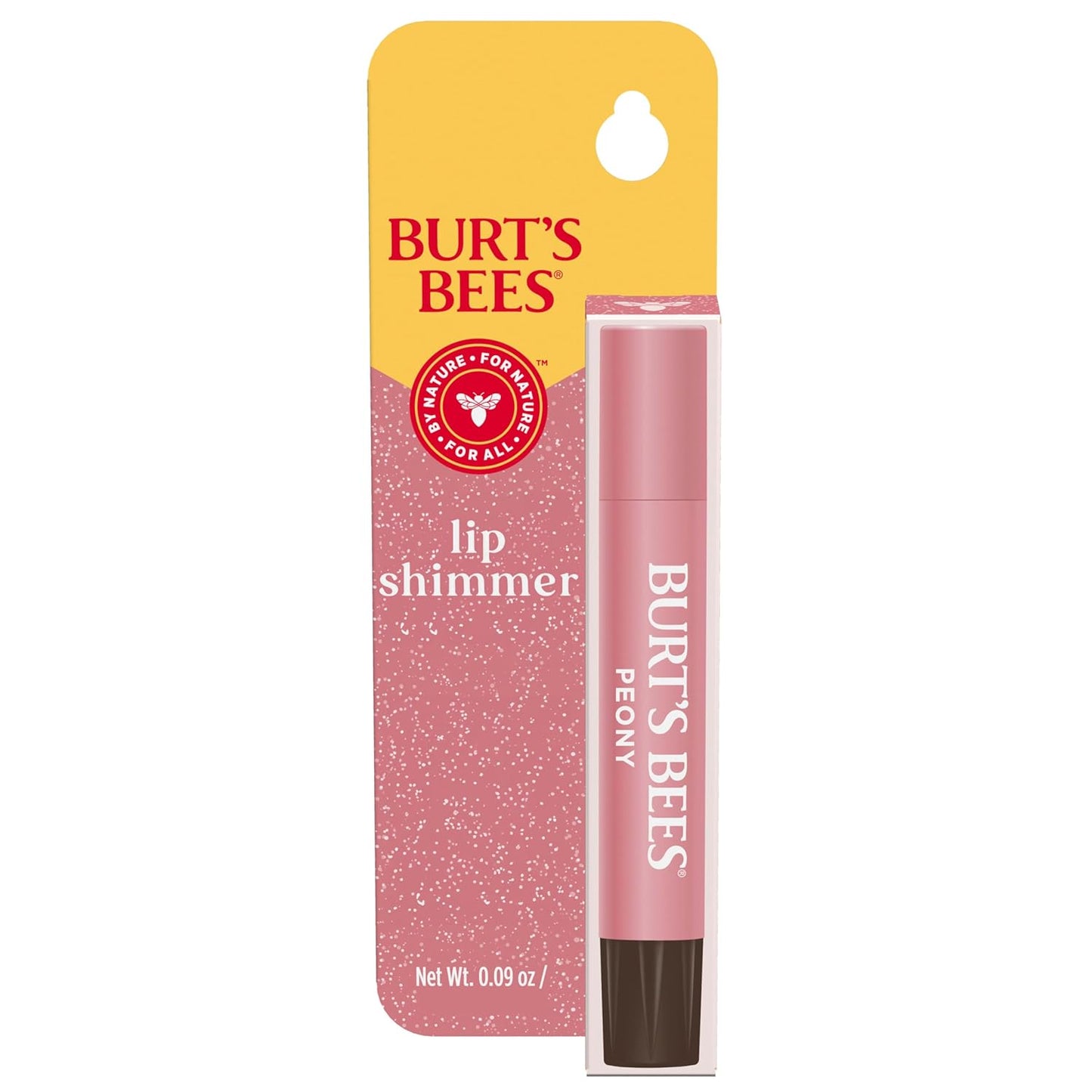 Burt's Bees Tinte labial brillante, bálsamo labial tintado en barra, hidratante para hidratación durante todo el día con acabado pigmentado natural brillante y color modulable, higo, 1 tubo, 0.09 oz.