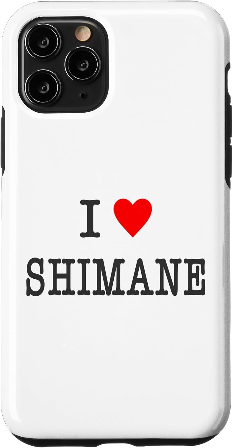アイラブ・SHIMANE 島根（I Love ハート）【47都道府県】JIMO-T ジモティ お土産 プレゼント 面白 スマホケース iPhone 15 Plus 用