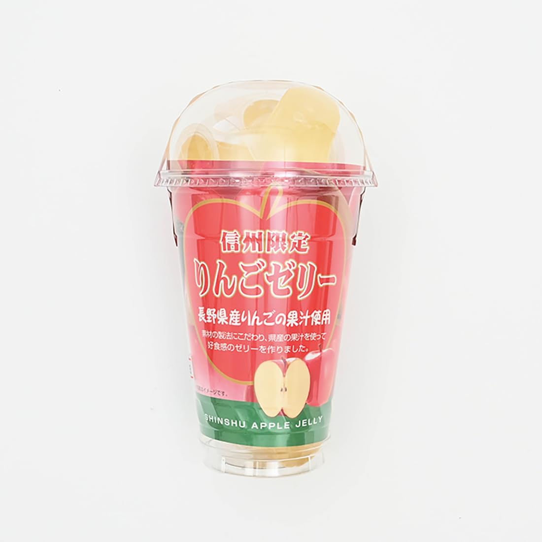 Nagano Prefecture Apple Juice, Shinshu Limited Apple Jelly, Portion, Pack of 12 (1, Shinshu Limited Apple Jelly)