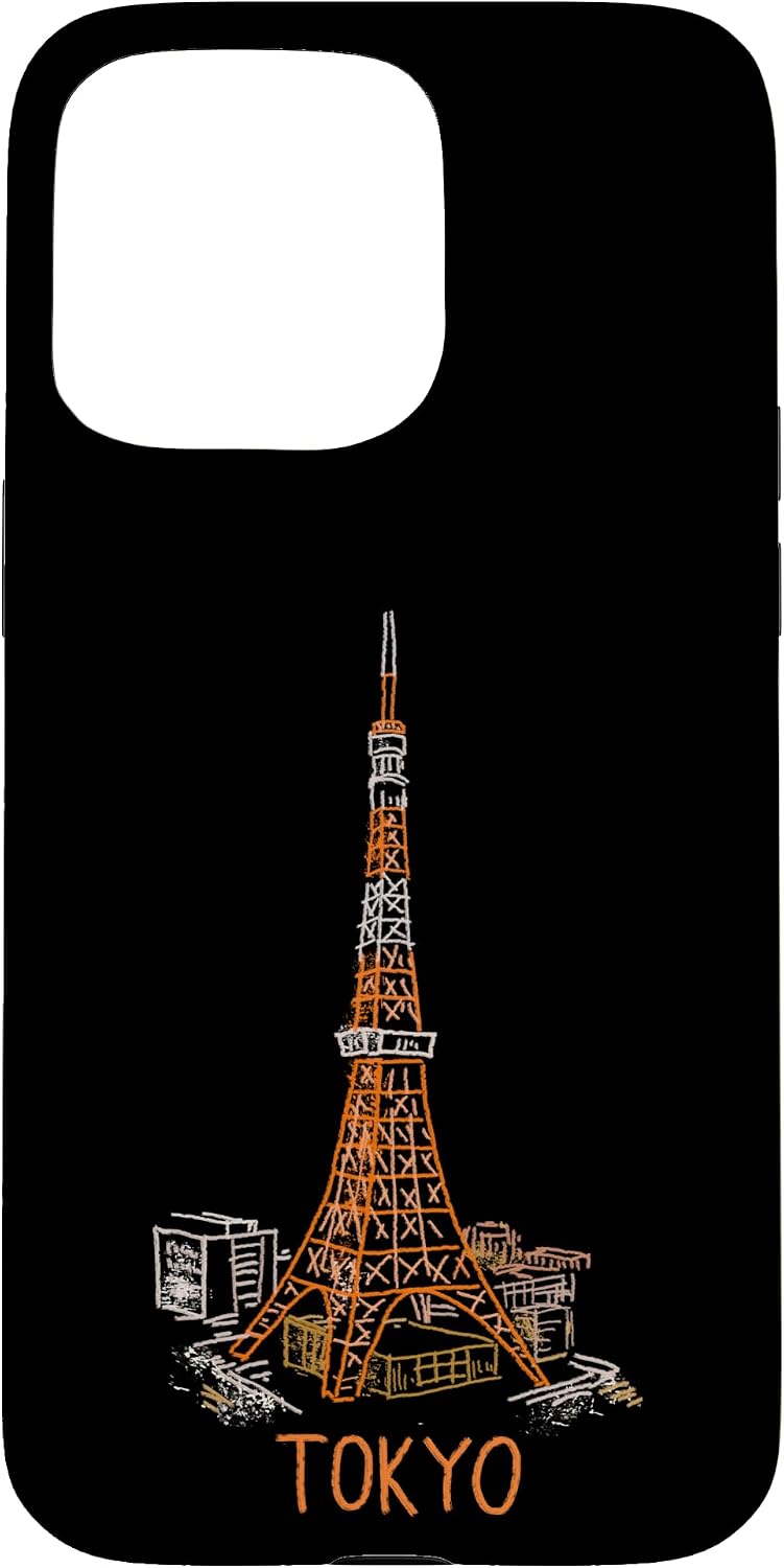 Tokyo Tower Japan Travel Souvenir City Landmark Gift Smartphone Case for iPhone 15 Plus