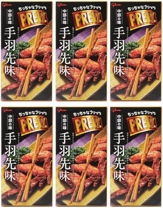 【6 box set】Pretz Kyushu Taste Hakata Mentaiko Individually Wrapped 1 box 23g Japan Taste Journey Tiny Pretz