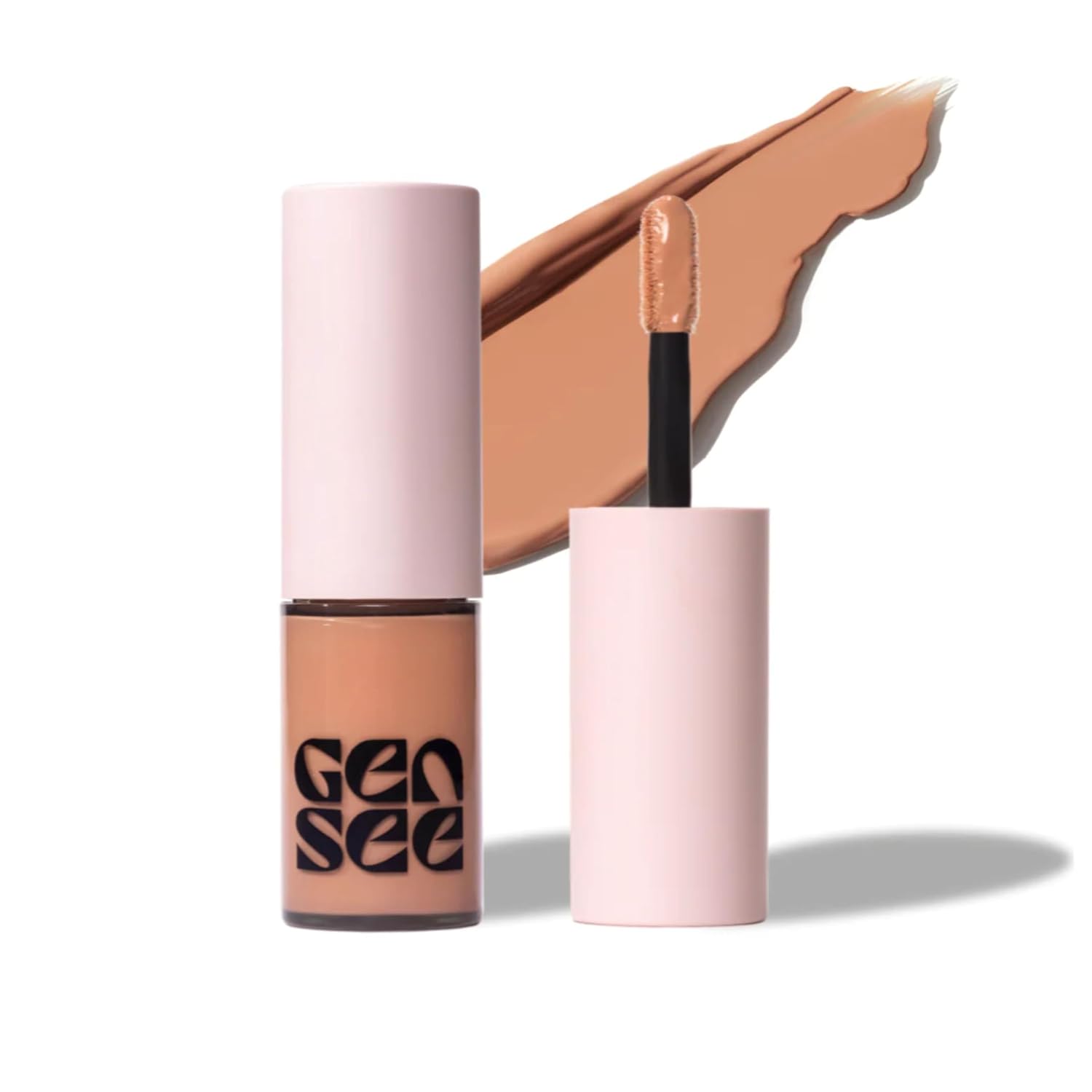 GEN SEE Mixed Media Matte Liquid Eyeshadow, Linen – Weightless Long Lasting Matte Eye Color, High Pigment Multi-Use Makeup for Eyes Cheeks Lips, Vegan Cruelty-Free, Made in Italy