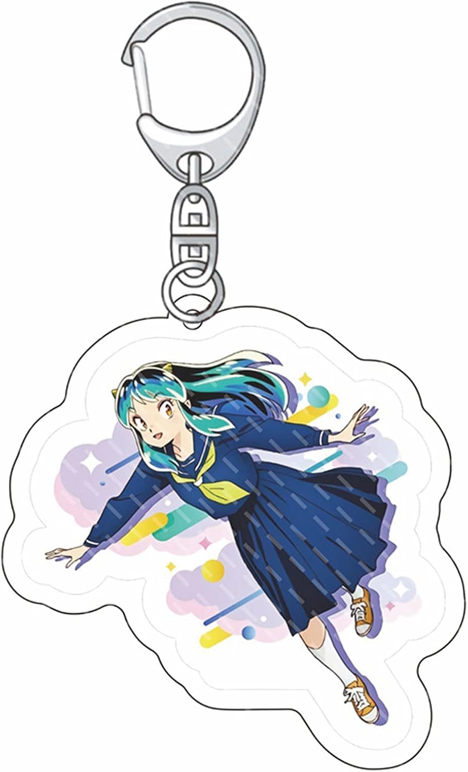 Urusei Yatsura Keychain Ataru Moroboshi Lamb Character Moe Anime Cute Unofficial Goods Key Chain Key Ring Bag Car Key Wallet Birthday Present Gift
