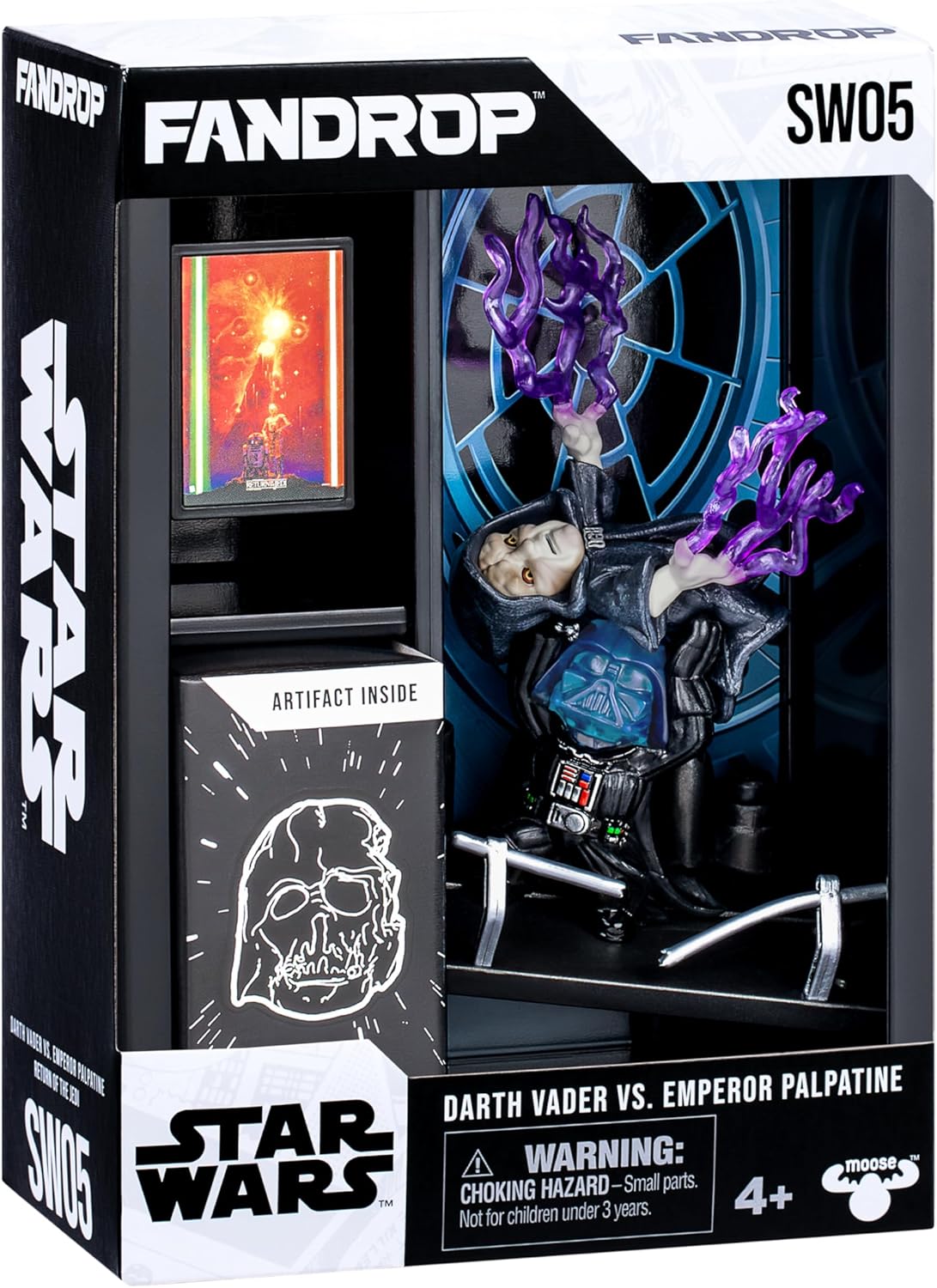 FANDROP SW02-Star Wars: The Clone Warsâ - Ahsoka Tano VS. Maul. FANDROP combina un diorama épico, artefactos y marcador de escena creando una exhibición para mejorar la colección, 4 para coleccionar