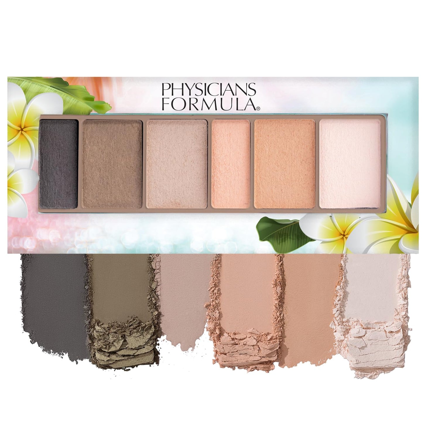 Paleta de sombras de ojos de Physicians Formula Matte Monoi Butter Sombra de ojos natural mate tonos nude sonrojados, para piel sensible, hipoalergénica, nutritiva e hidratante, suave, uso todo el día