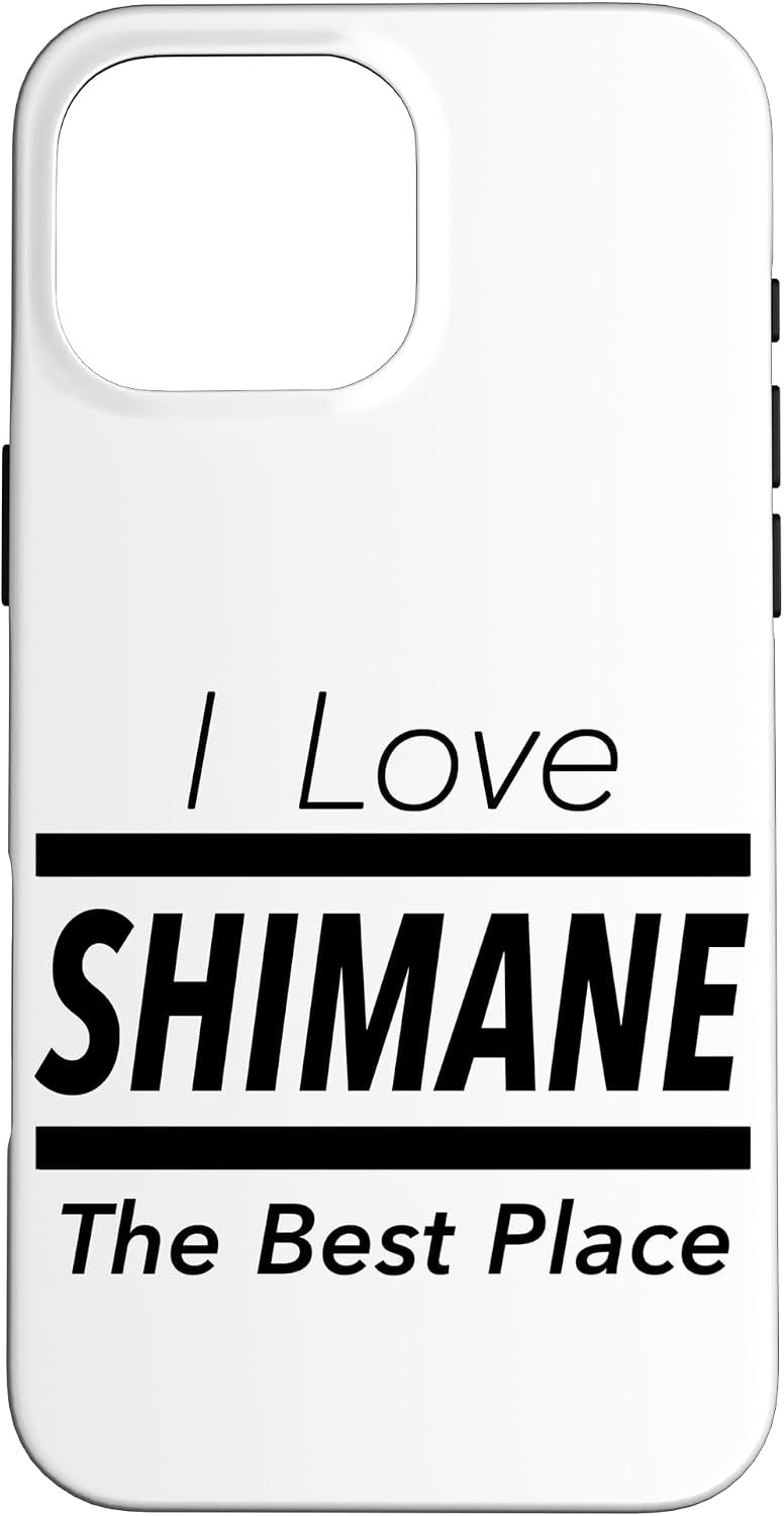 iPhone 14 I Love Shimane (I Love) JIMO-T [47 Prefectures] Jimoti Local Love Goods Travel Souvenir Funny Smartphone Case