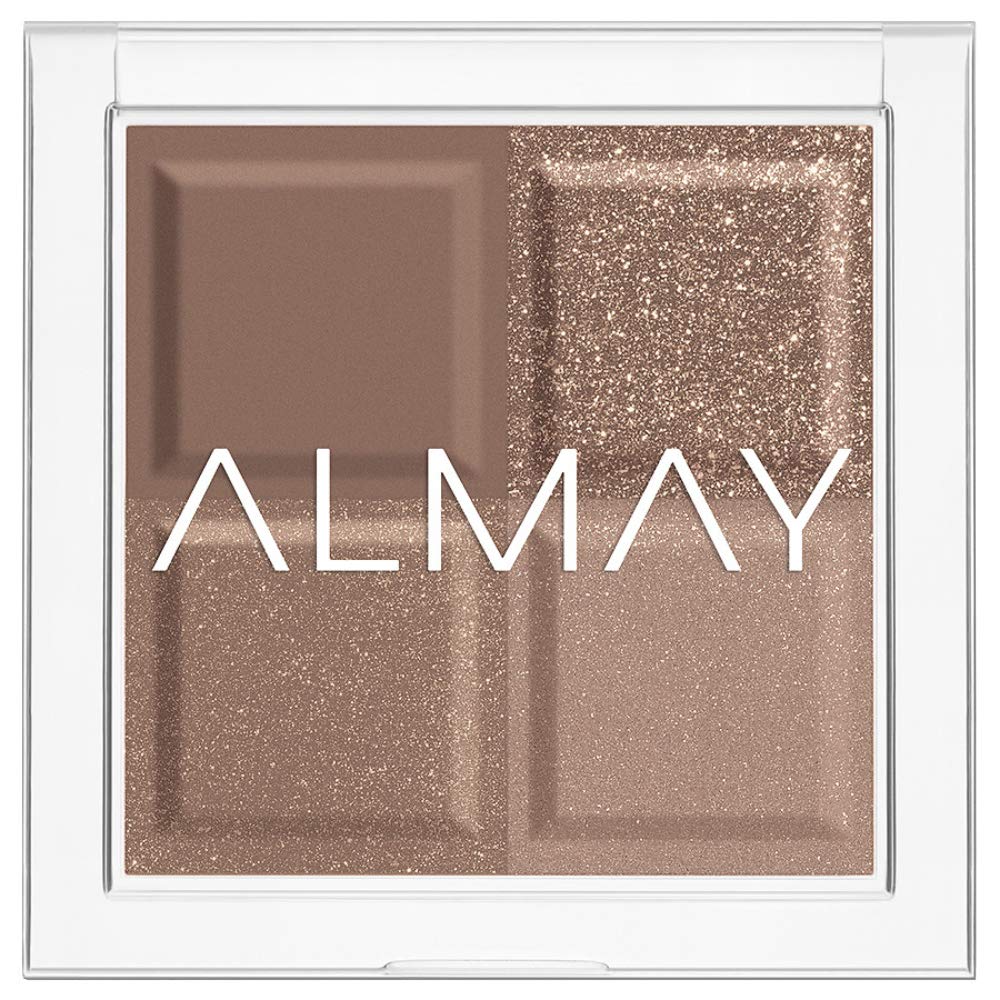 Almay - Paleta de sombra de ojos, maquillaje de ojos de larga duración, sombra de ojos de un solo tono en acabado mate, metálico, satinado y brillante, hipoalergénica, 130 El mundo es mi ostra, 0.1 Oz