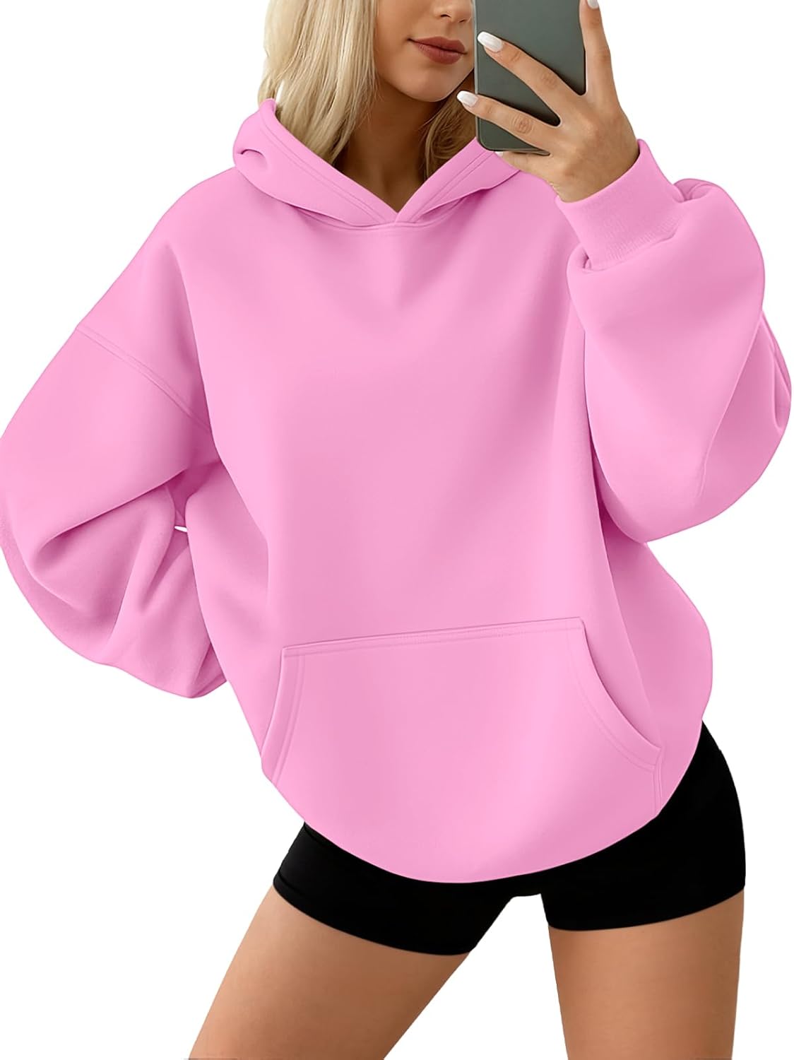 AUTOMET Sudaderas con capucha de forro polar de gran tamaño para mujer, ropa de otoño | Trajes de moda 2026 Suéteres casuales Ropa de invierno Y2k con bolsillos