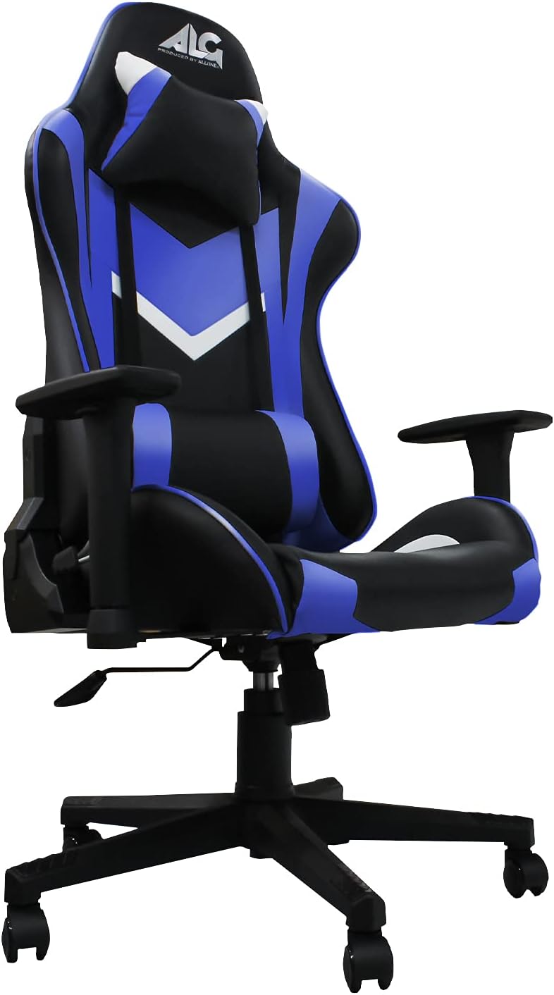 Allone Gaming Chair Sanrio Characters Kuromi 26.4×26.4×48.8 inches, Purple, e-sports, Infinite Reclining Function, Adjustable Height, Removable Headband, Lumbar Support, and Headrest, Cute, ALG-GMCKU