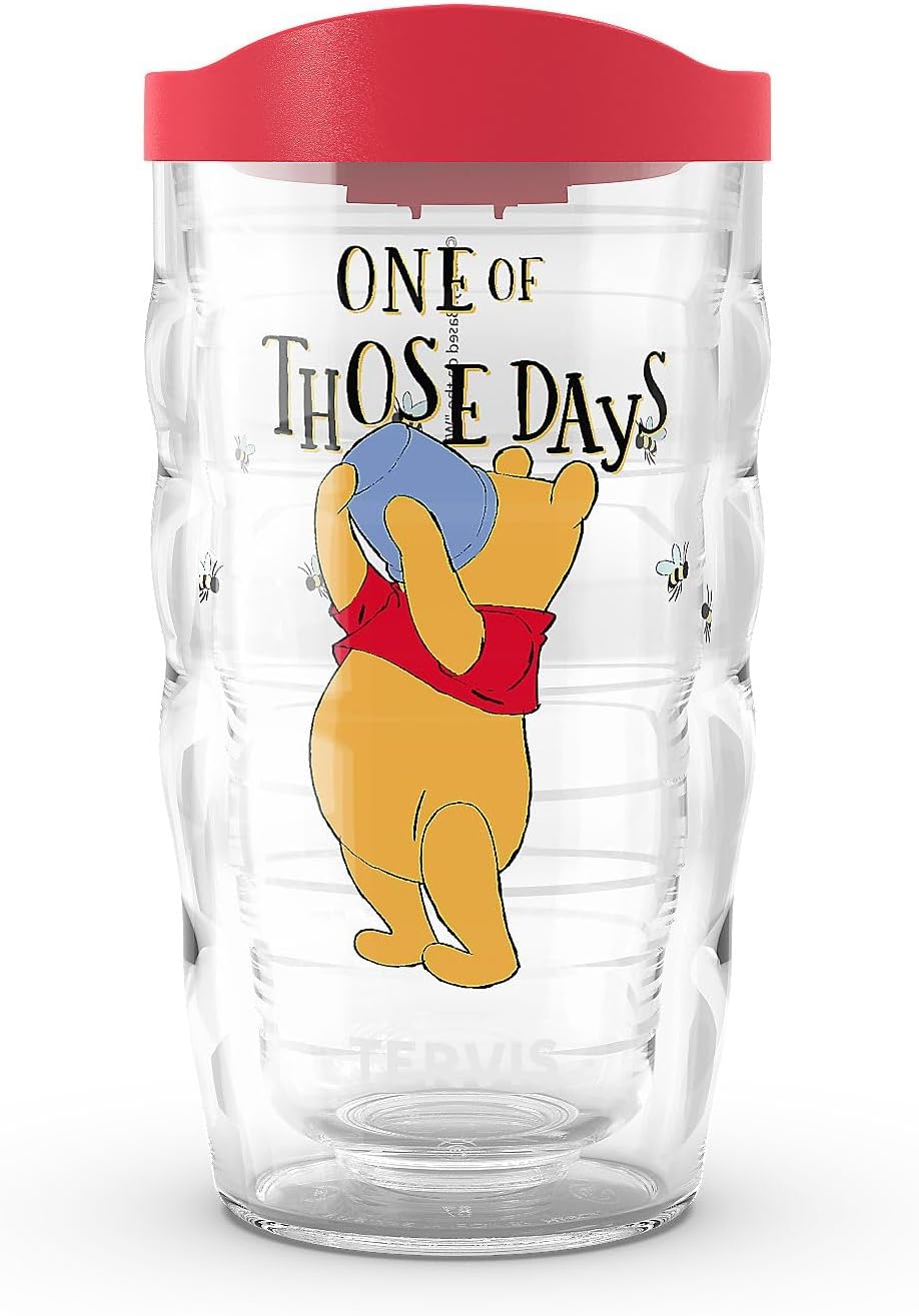 Tervis Disney - Vaso aislado de doble pared con aislamiento de Winnie The Pooh Forest Sketch hecho en Estados Unidos, mantiene las bebidas frías y calientes, 24 onzas, clásico