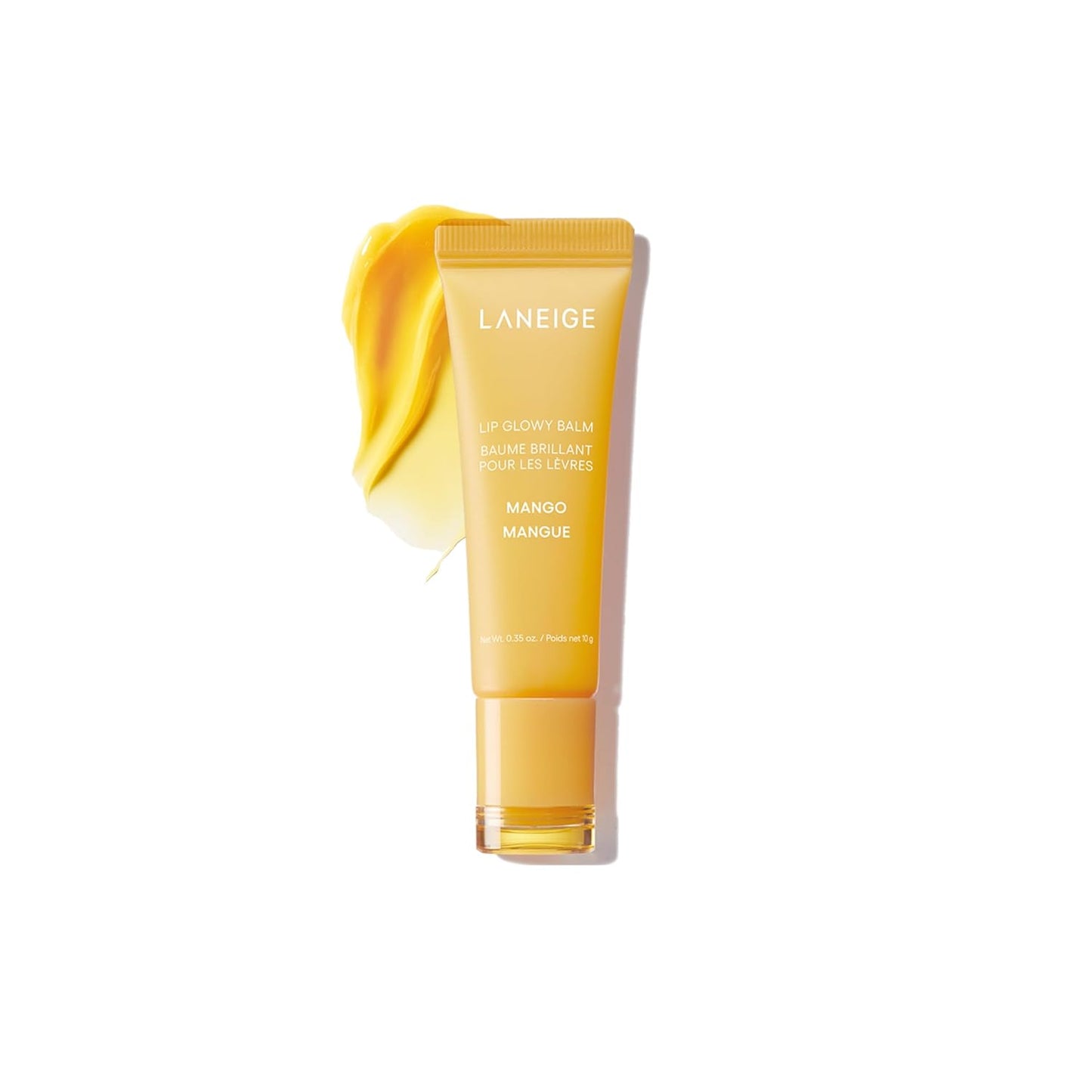 LANEIGE Lip Glowy Balm: Sheer Tinted Lip Treatment Balm Tube with Shea & Murumuru Butters for Hydrating, Moisturizing, Glossy, Non-Sticky Shine, Berry | Korean Skin Care