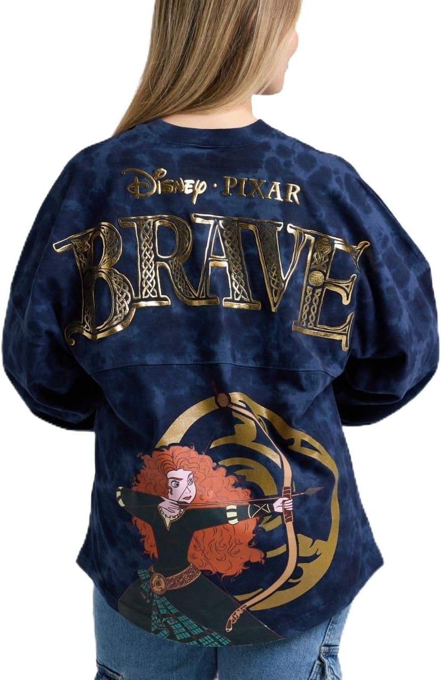 Spirit Jersey Disney Princess Collection, Talla Oversized, Unisex, Camisa Pullover de Manga Larga, Algodón 100% Grueso Preencogido