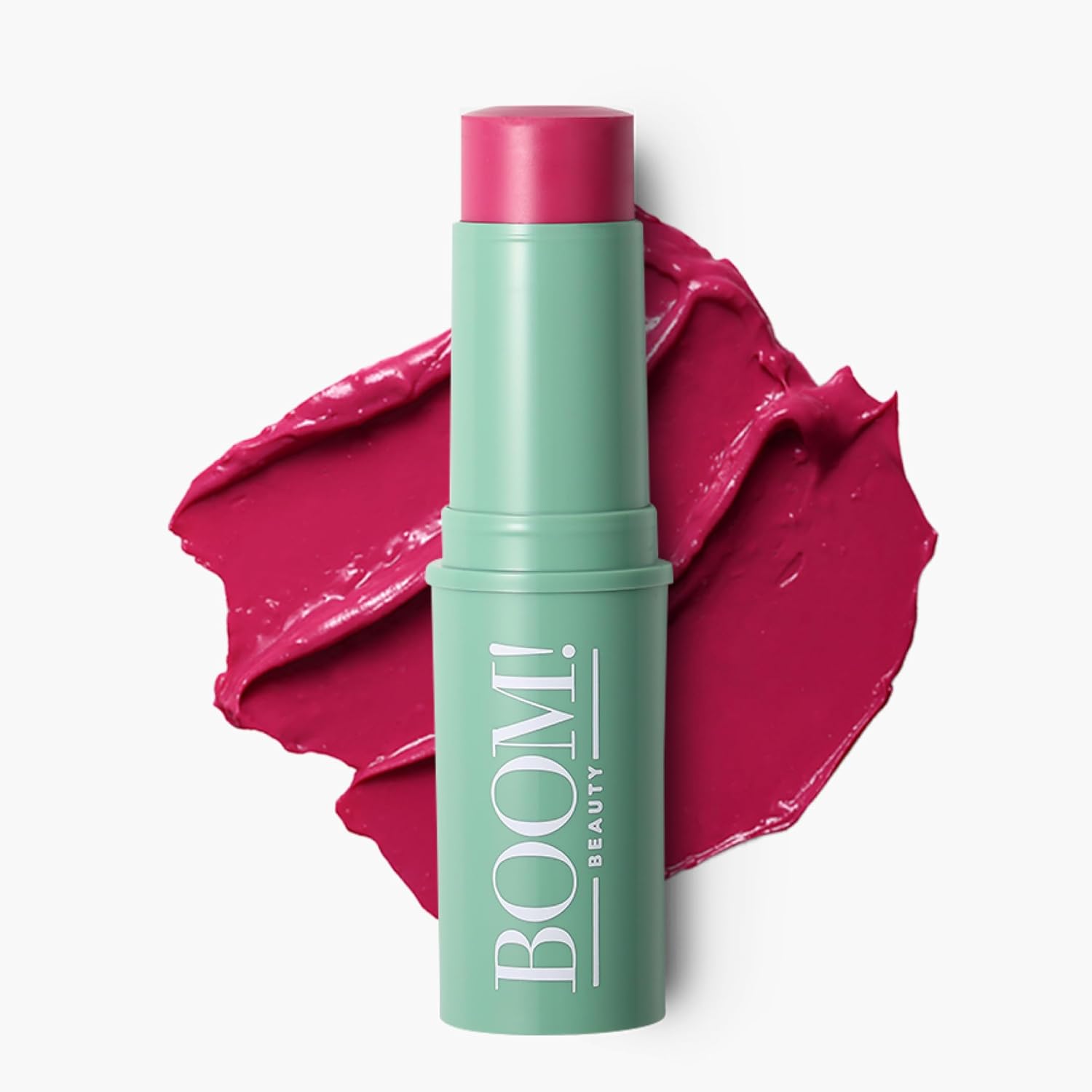 Barra y lápiz labial Boomstick Golden Peach® Warm Coral-Peach Blush | Multistick, vegano, maquillaje para mujeres mayores, piel madura, por Cindy Joseph