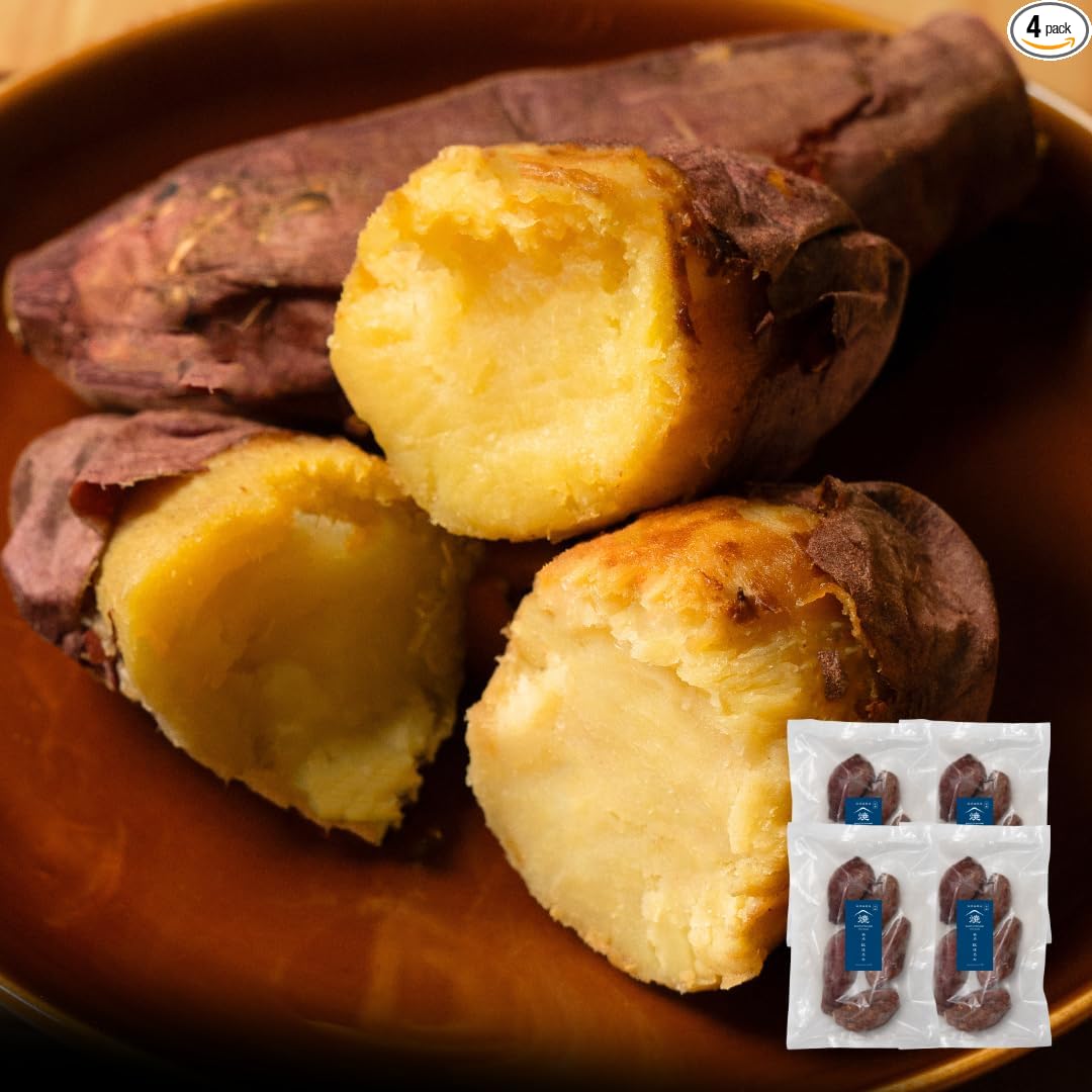 Satsumarche Kagoshima, Shushuku Frozen Potatoes, Red Haruka, Direct from Origin: Additives, 2.2 lbs (1 kg) (1.1 oz (500 g) x 2 Bags), No Sugar, Netori, Beeharuka, Sweet Potatoes, Commercial Use, Baby