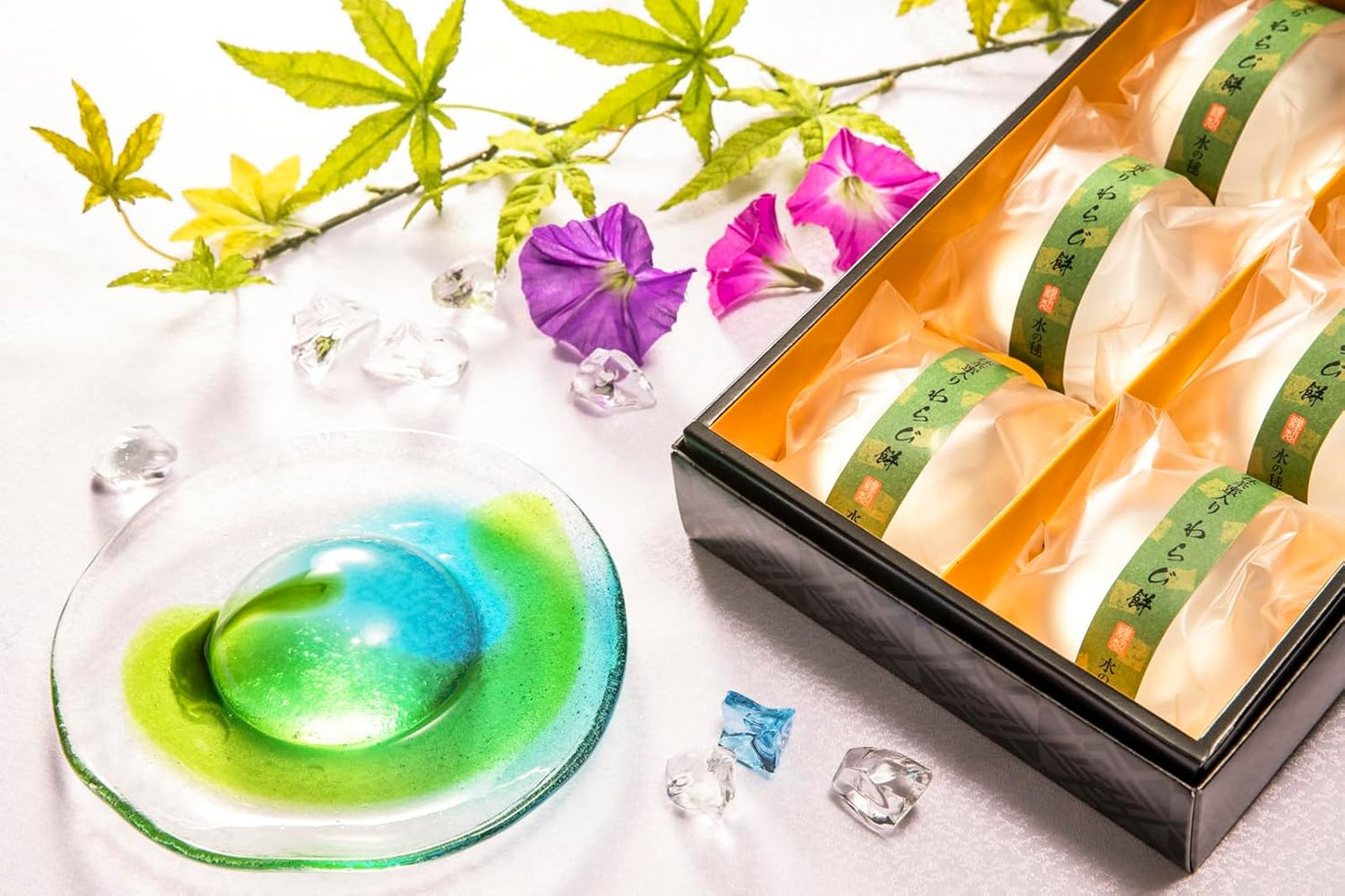Onakamen Sweet Warabi Mochi, Japanese Confectionery Gift, Candy Gift, Water Warabi Mochi, Jelly, Zoujikan Ankodo Water Fairy Warabi Mochi, Pack of 6