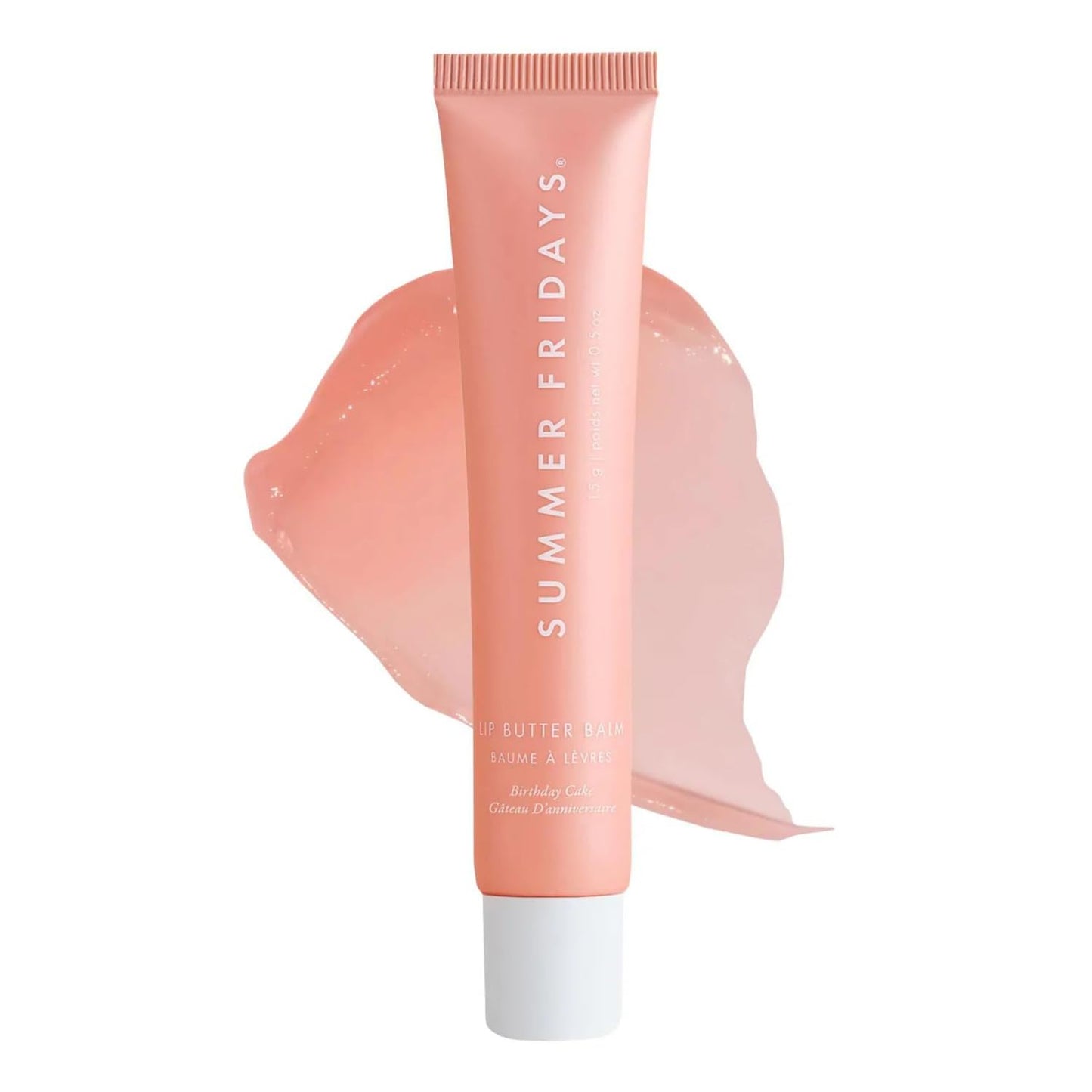 Summer Fridays Lip Butter Balm - Hydrating Overnight Lip Mask + Clear Gloss for Instant Shine - With Nourishing Shea Butter - Everyday Makeup + Skincare Summer Essentials - Vegan - Sweet Mint (.5 Oz)