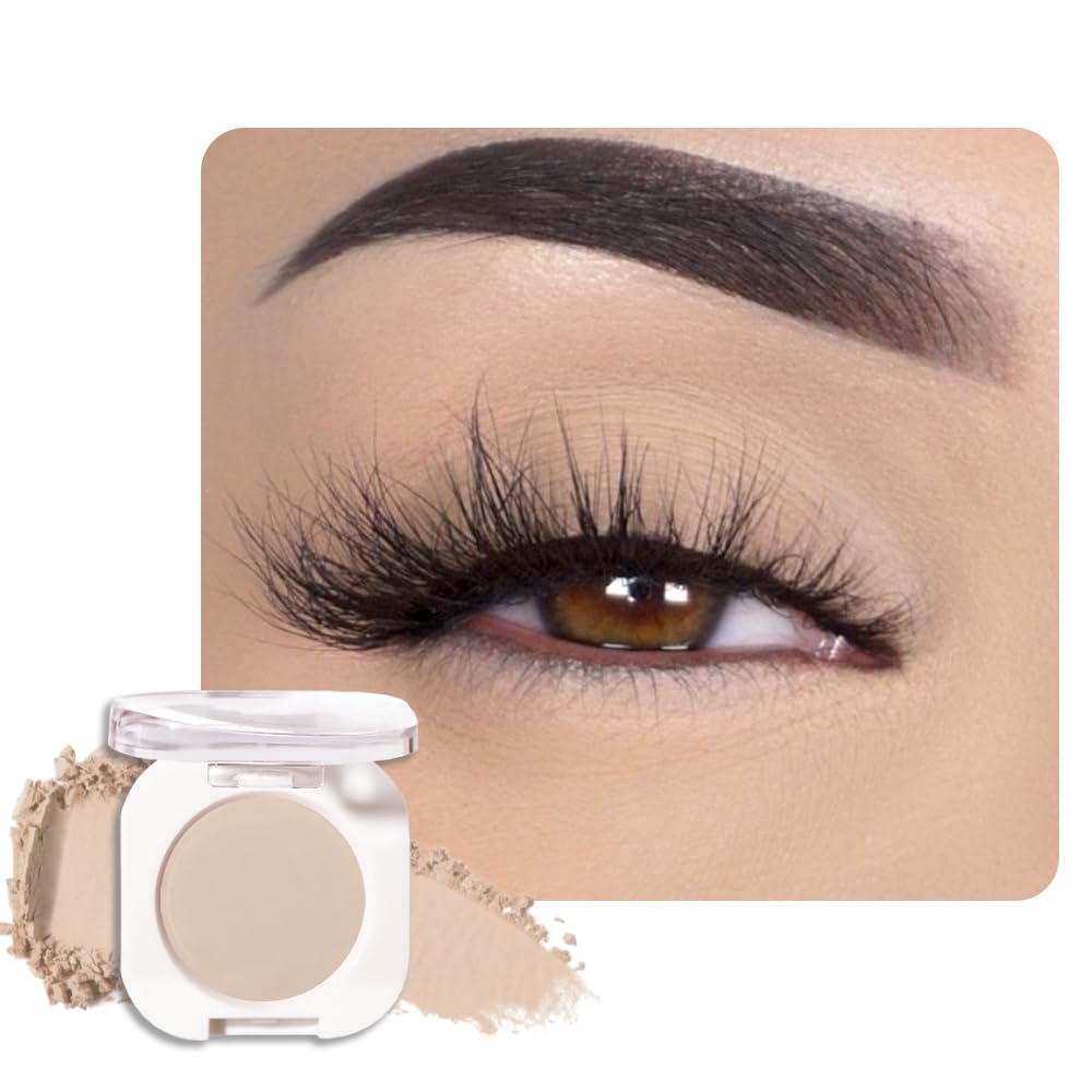 Sombra de Ojos Soltera con Destello de Champán, Sombra de Ojos Mini Liviana y Mezclable para Mujeres Mayores, Paleta de Maquillaje de Sombra de Ojos Monocromática Pigmentada Impermeable