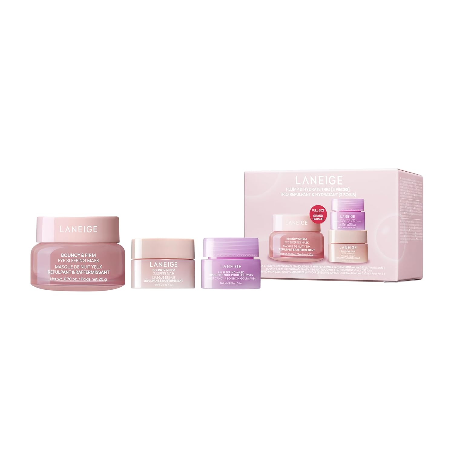 LANEIGE - Mascarilla nocturna para labios: Nutrir, hidratar, vitamina C, manteca de murumuru y manteca de karité, antioxidantes, labios escamosos y secos