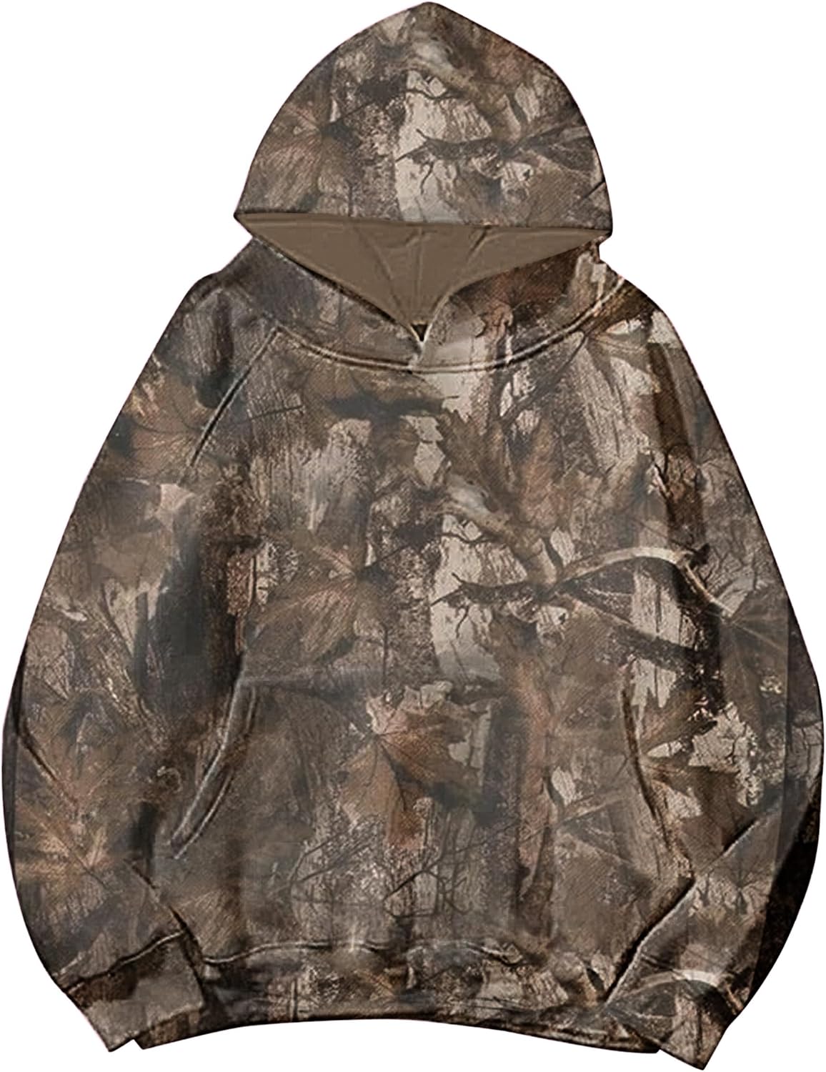 Lauweion - Sudaderas con capucha básicas de forro polar para mujer, con estampado de letras, manga larga, bolsillo canguro, hombros caídos, estilo holgado