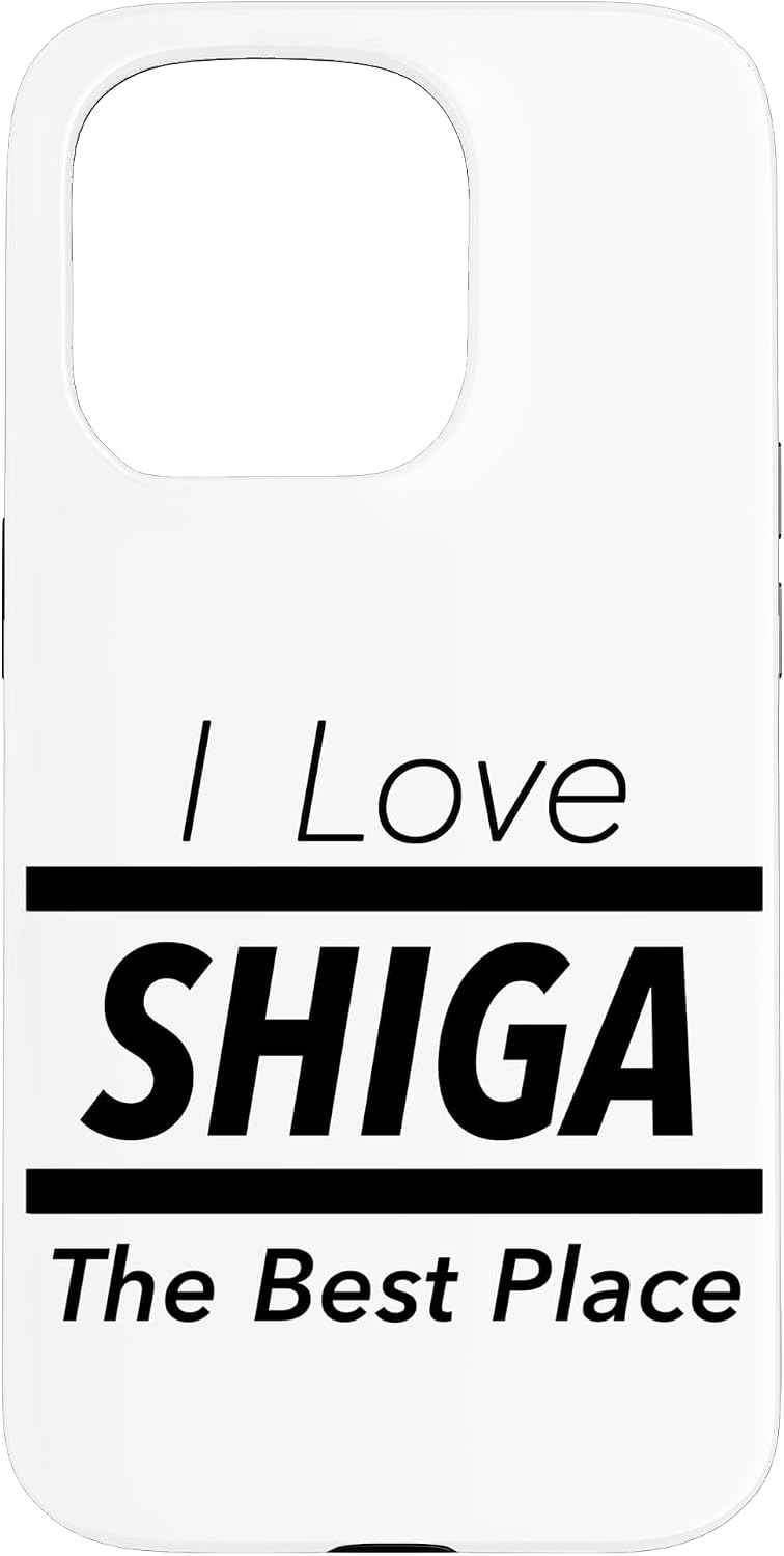 アイラブ・SHIGA 滋賀（I Love）JIMO-T【47都道府県】JIMO-T ジモティ プレゼント お土産 面白い スマホケース iPhone 13 用