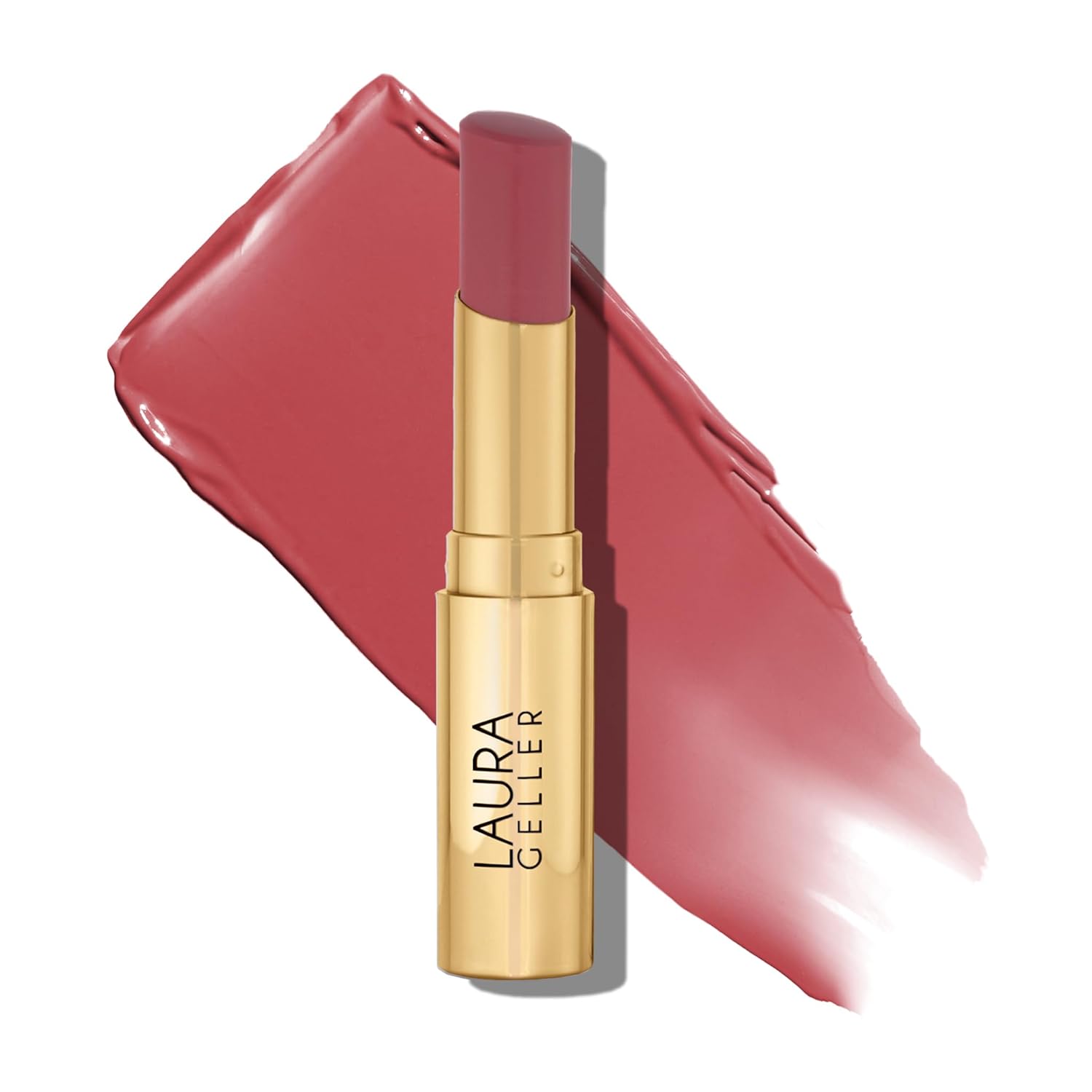 LAURA GELLER NEW YORK Bálsamo en gel hidratante con color para labios - In the Buff - Vitamina E hidratante - Acabado semibrillante