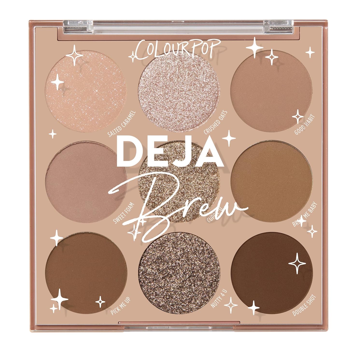 ColourPop Nude Mood Eyeshadow Palette - Brown & Copper Palette with Metallic and Matte Finishes - High-Pigment Eye Makeup with a Long-Wearing Formula (0.3 oz)