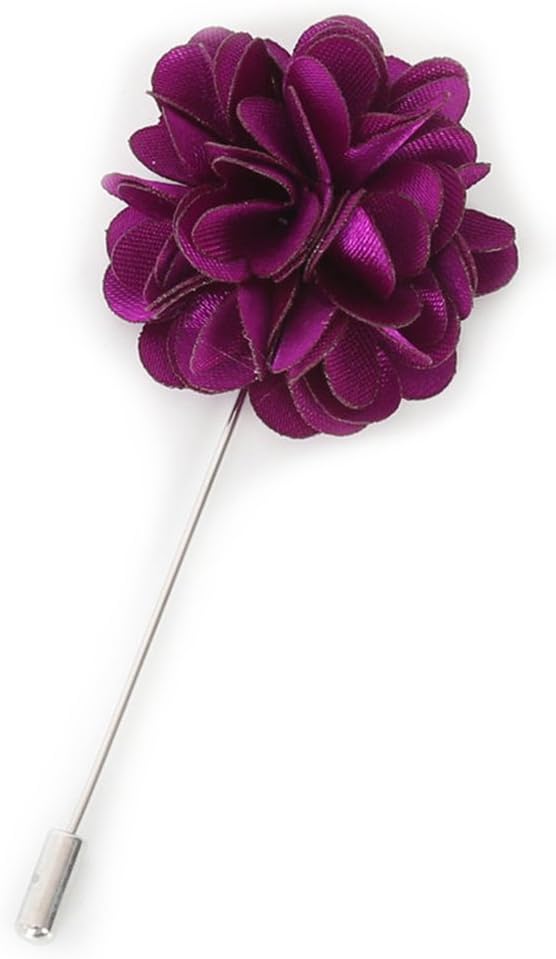 Flairs New York Esenciales del Caballero Premium Broche de Solapa de Flor Hecho a Mano