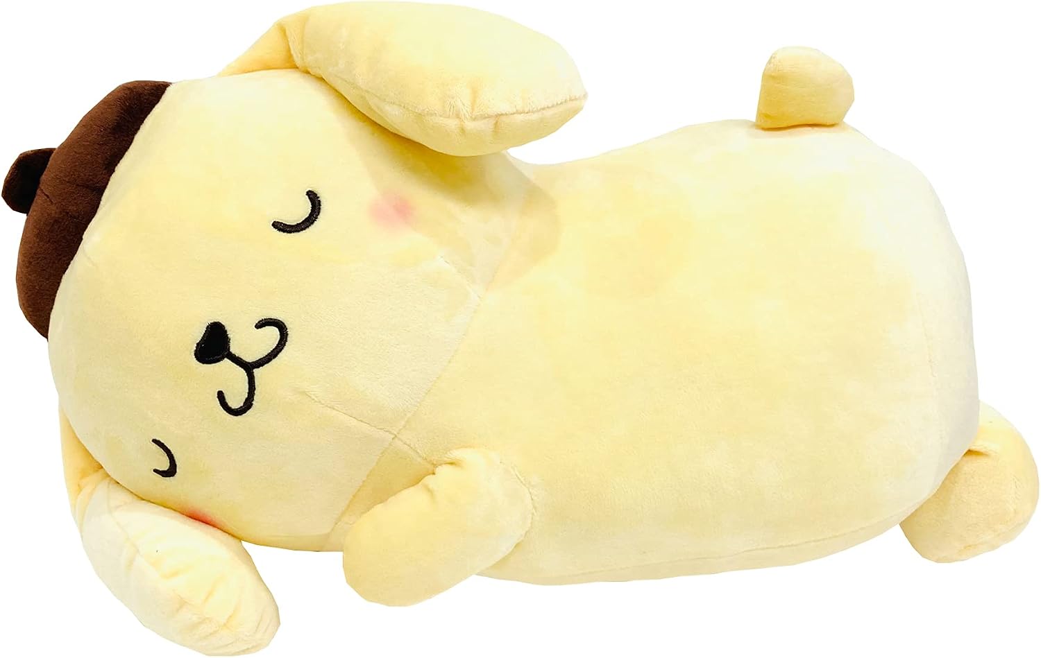 MORIPiLO Sanrio Hello Kitty Body Pillow, Soft Material, Marshmallow Texture, Plush Pillow, Large Cushion, Cute, Large Size, Easy Sleeping Pillow, Approx. 17.7 inches (45 cm) (Hello Kitty Pink)