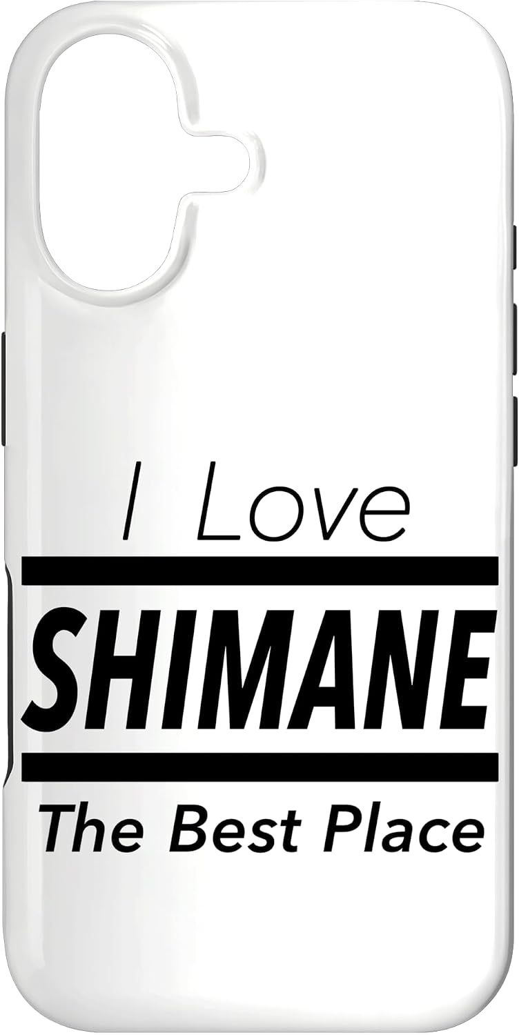 iPhone 15 Pro Max I Love Shimane (I Love) JIMO-T [47 Prefectures] Jimoti Local Love Goods Travel Souvenir Funny Smartphone Case
