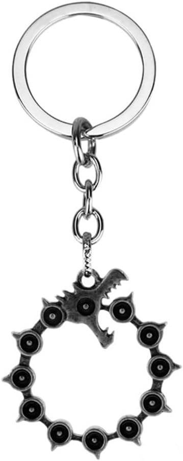 Seven Deadly Sins Keychain Accessory Cosplay Anime Small Item Merchandise School Festival Cultural Festival Festival Halloween Event Prop Photography Souvenir Gift