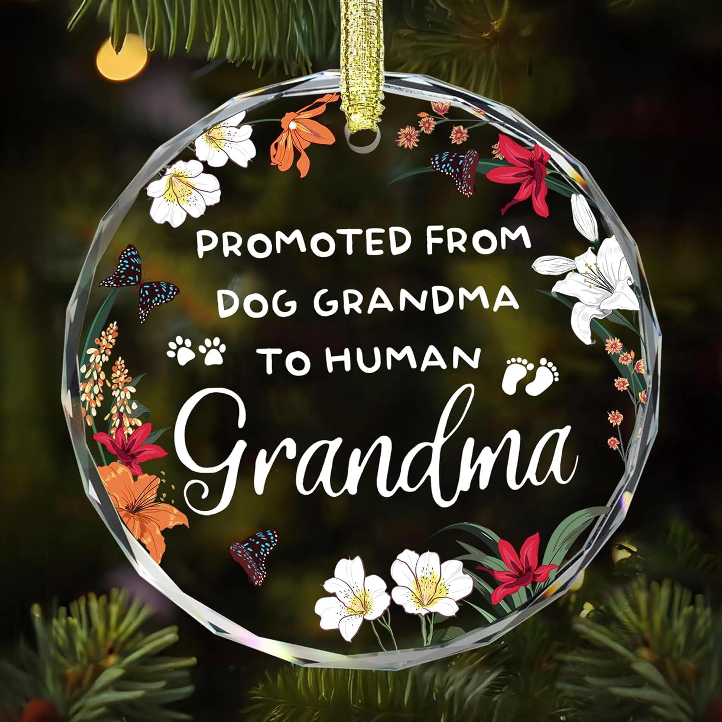 GOSSBY Adorno de Amistad para Mujeres para Amiga - Amigas Que Se Han Convertido en Familia - Adorno Navideño de Cerámica en Forma de Corazón para Árbol 2025
