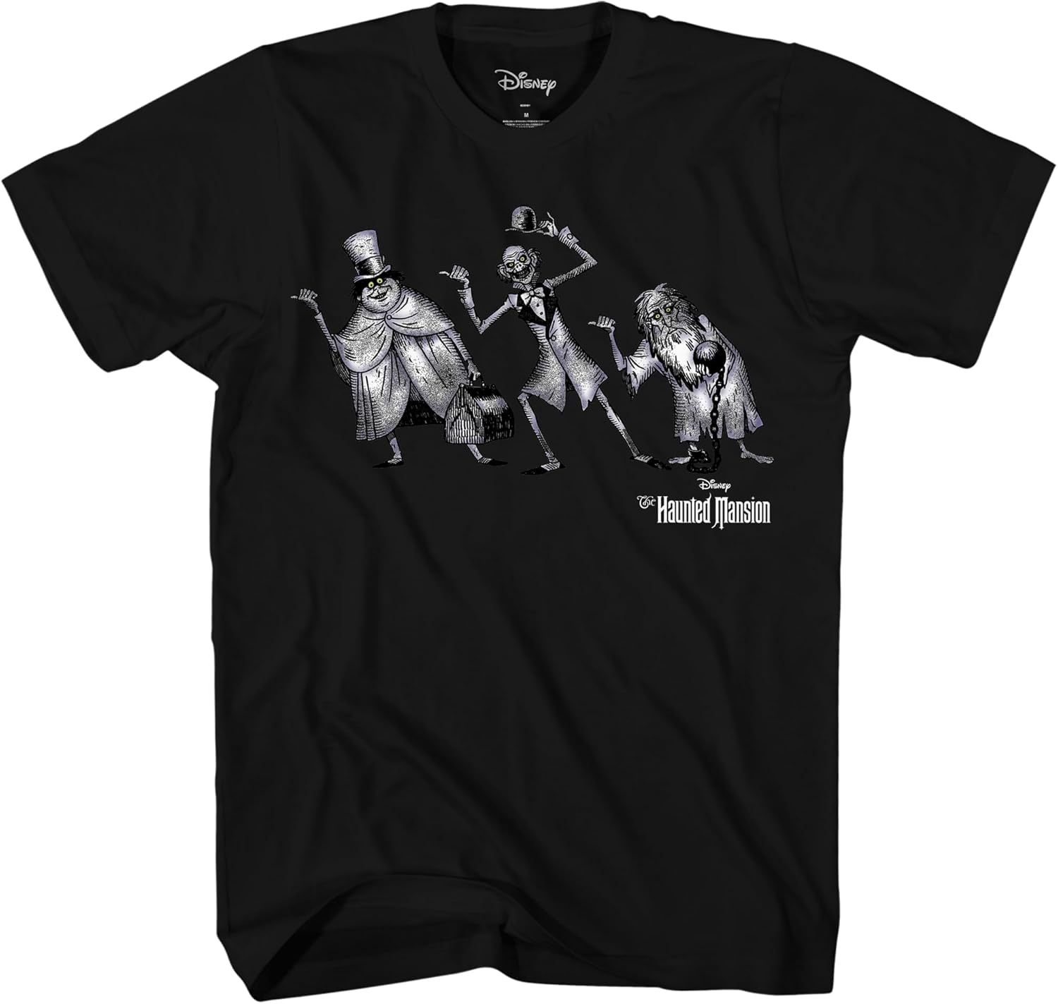 Disney Haunted Mansion Group Hitchhiking Ghosts - Camiseta para adultos