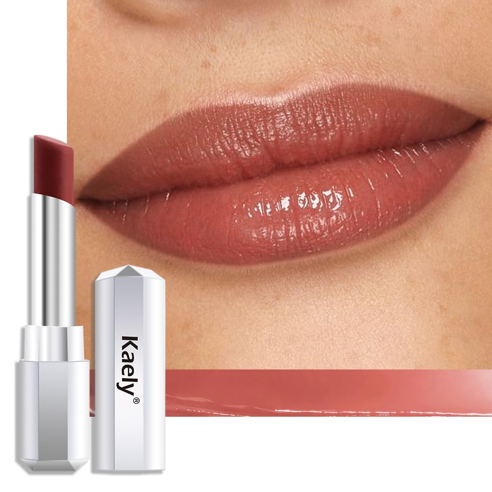 Kaely Lápiz Labial Tintado Bálsamo Labial de Mahoma Miel, Lápiz Labial de Brillo Hidratante para Labios Secos de Mujeres, Bálsamo Labial Nutritivo Brillante Lápiz Labial Tinta Maquillaje, Ligero