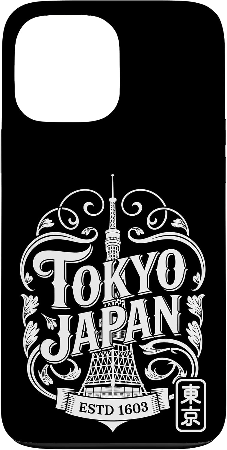 東京タワージャパン ヴィンテージ 旅行 アニメ 漢字 お土産 スマホケース iPhone 17 用