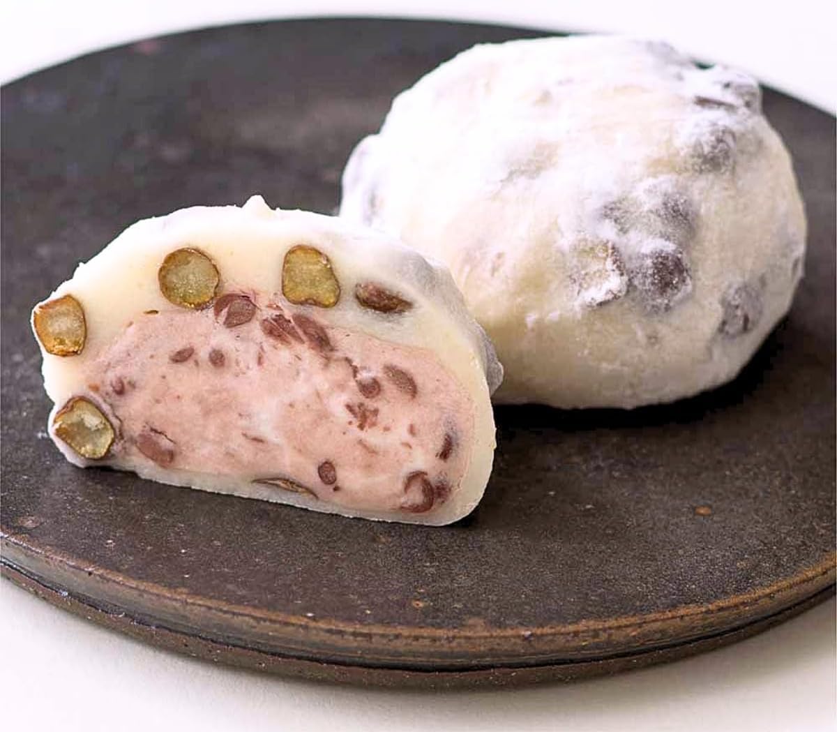 As seen on TV. Kamejirushi Official Goororori Bean Daifuku, Low Sweetness, Low Profile Beans, 6 Pieces, Frozen, Daifuku Satisfaction, Chewy Texture, Hokkaido Red Endo Beans, Individually Packaged, Gift, Present