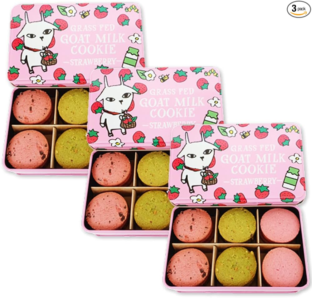 Shiawase Milk Industry, Miyako City, Iwate Prefecture (Goat Milk Cookies, 3 Yellow Cans), Spices & Herbs, Thyme, Majoram, Fennel, Cumin, Pink Pepper, Hanayama Pepper, Instant Delivery