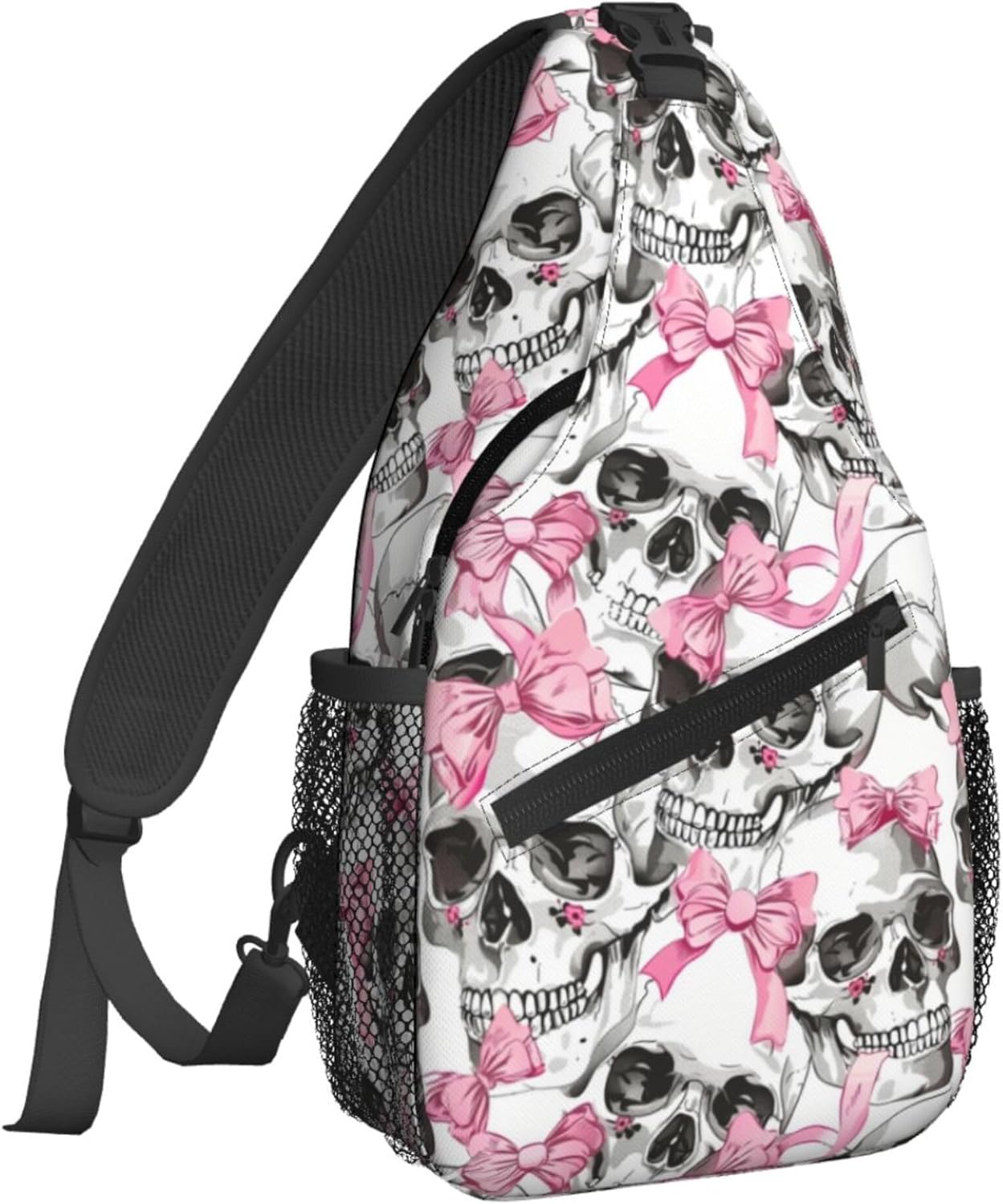 Famame Mochila bandolera para el pecho, bolsa de hombro, gimnasio, ciclismo, viajes, senderismo, mochila para hombres y mujeres, MultiColor37, Tamaño único