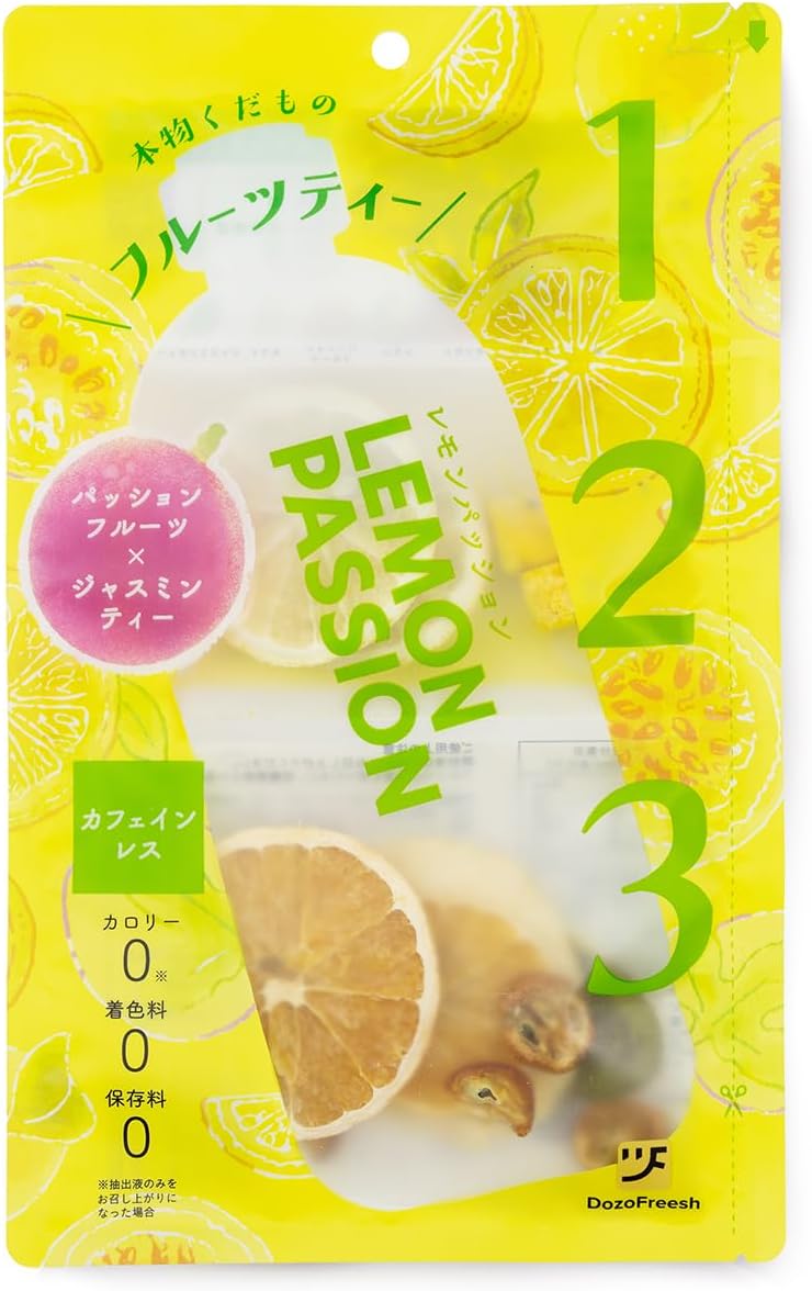 DozoFreesh Fruit Tea Dried Fruit Tea Non-Caffeinated Consumed Tea Tea Bag No Sugar Added Zero Calories Gift 4-pack