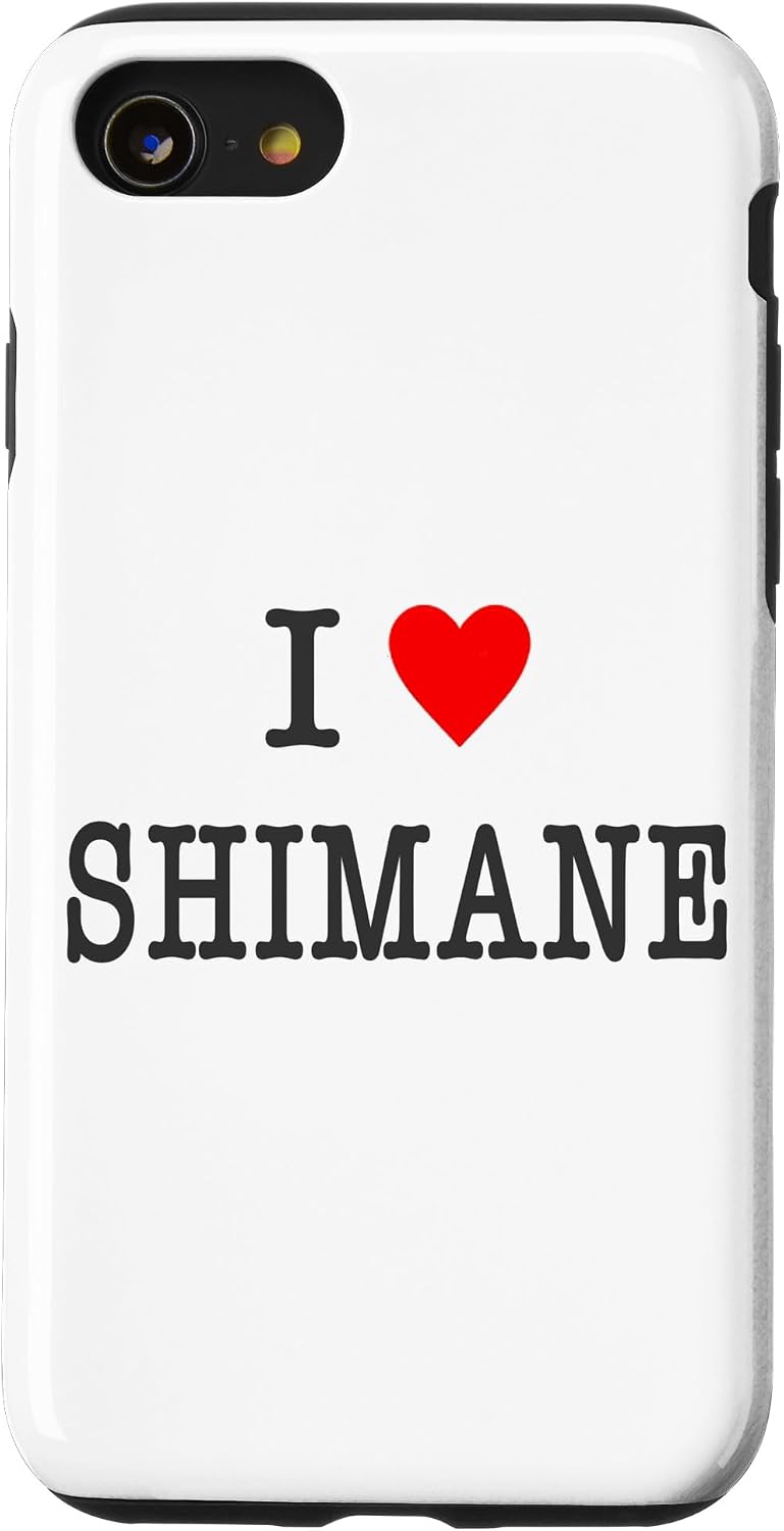 アイラブ・SHIMANE 島根（I Love ハート）【47都道府県】JIMO-T ジモティ お土産 プレゼント 面白 スマホケース iPhone 15 Plus 用