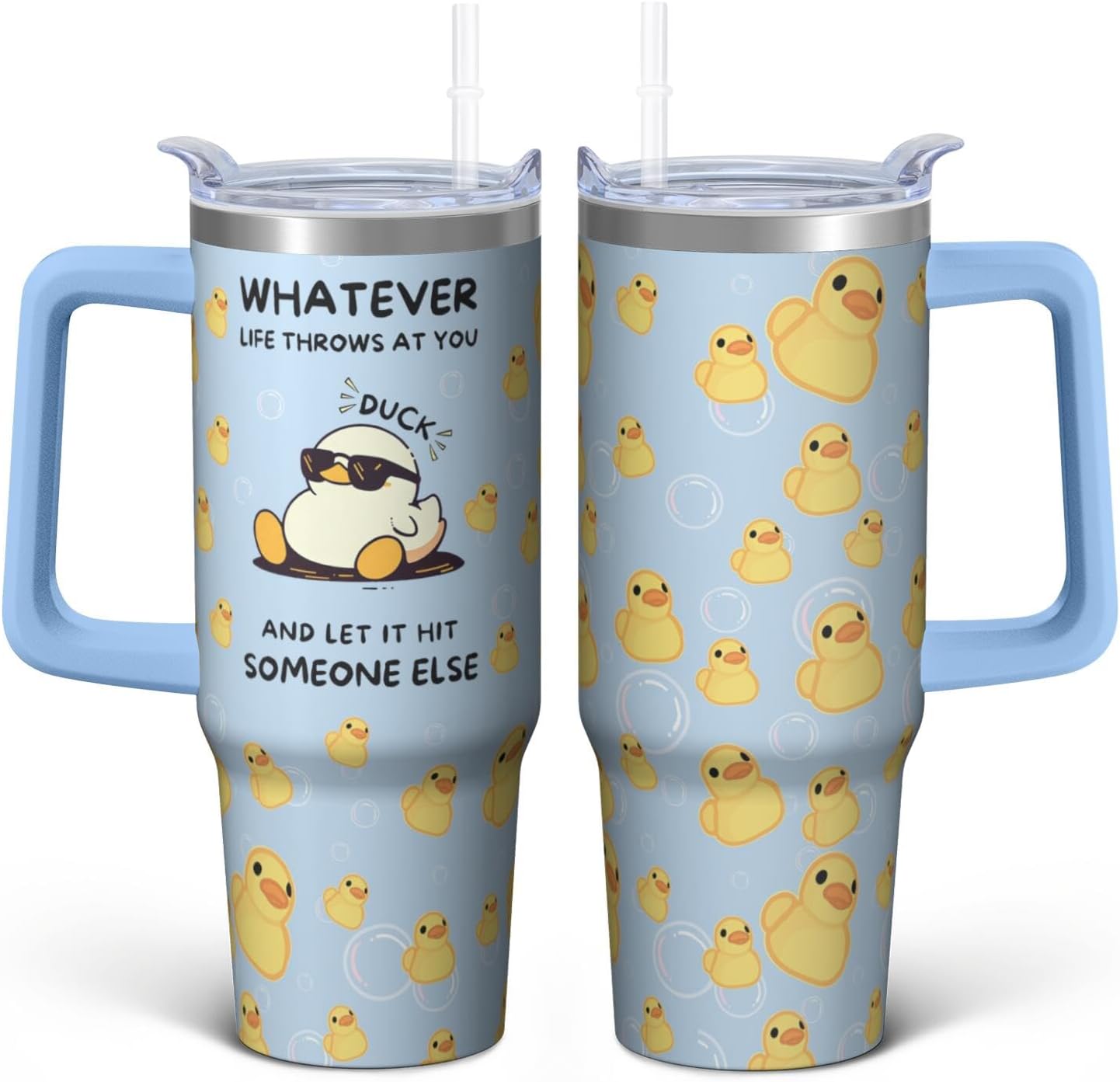 Vaso de mariposa con asa y pajita, botella de agua de viaje de 30 onzas con tapa, taza aislada de acero inoxidable, regalos de cumpleaños para mujeres amantes de los animales