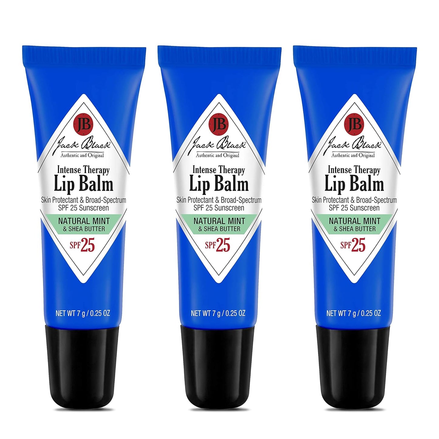Jack Black Intense Therapy Lip Balm – SPF 25 Sun Protection, Lip Moisturizer