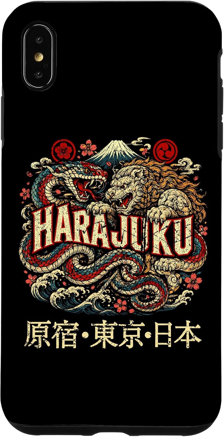 原宿 東京 日本 本格 漢字 旅行 お土産 スマホケース iPhone 13 Pro Max 用