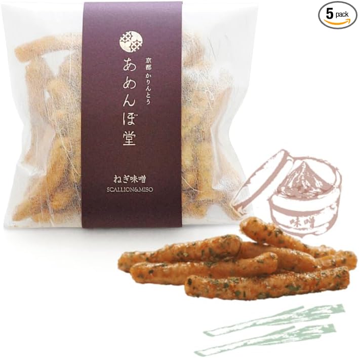 Kyoto Specialty: Amenbodo Popular Classic Assorted Karinto 6 Bags (Vegetable/Sweet Potato/Okinawa Black Sugar/Salted Caramel/Wasabi/Cheese) Kyoto Famous Confectionery, Souvenir, Gift, Hand-Delivered