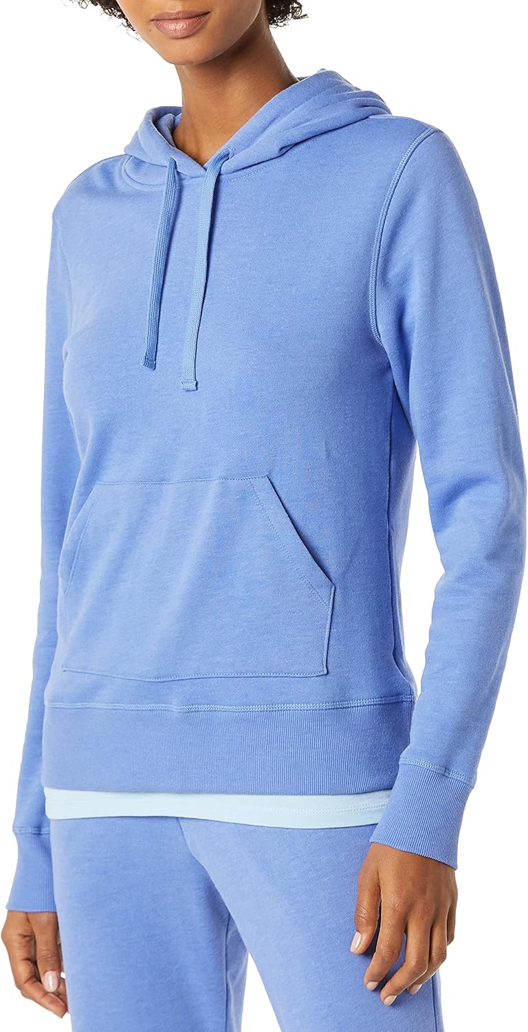 Essentials Sudadera con capucha, de vellón, para mujer